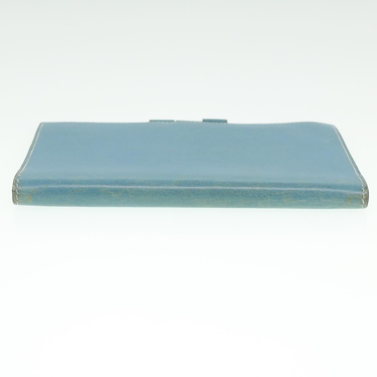 HERMES agenda Day Planner Cover Leather Blue Auth fm2077