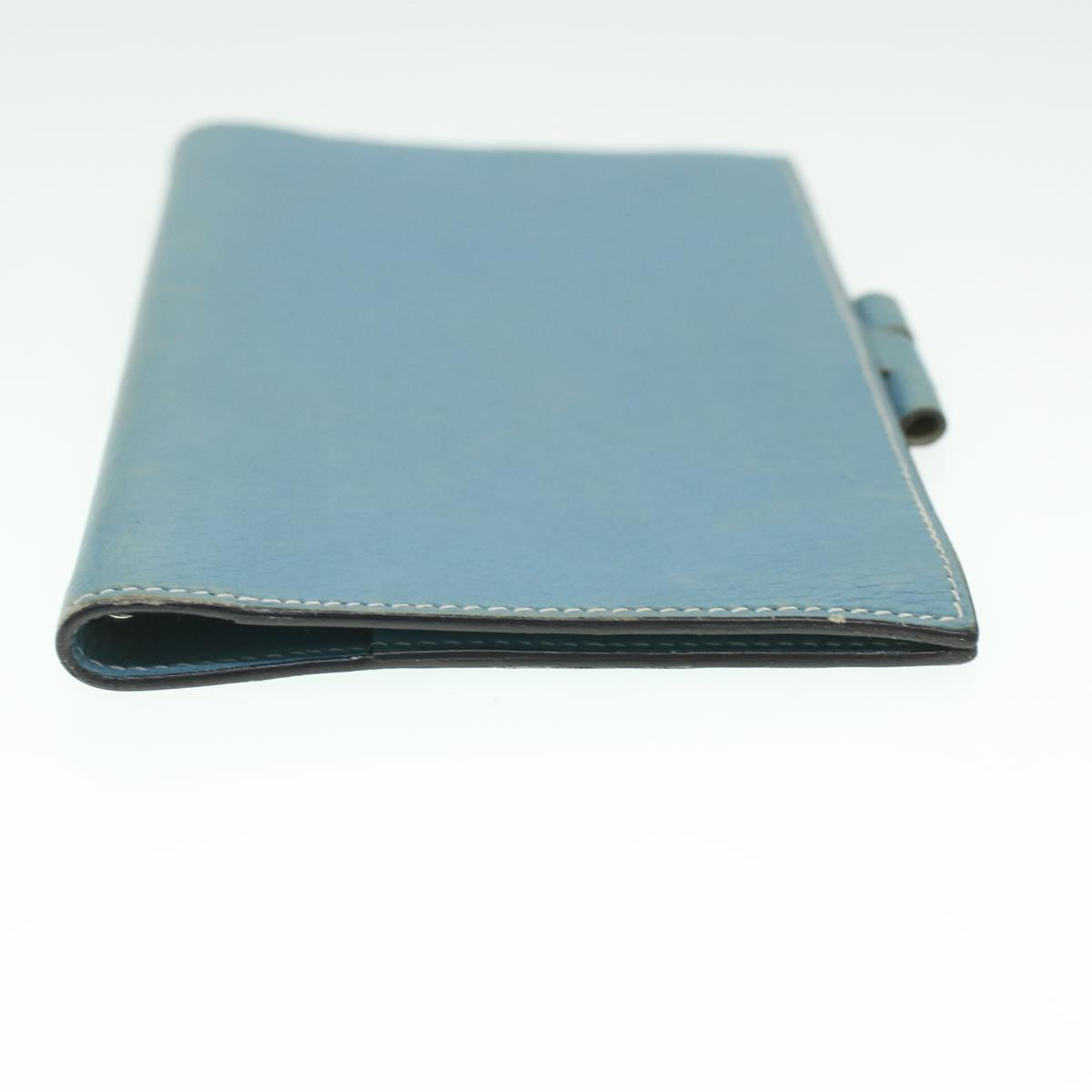 HERMES agenda Day Planner Cover Leather Blue Auth fm2077