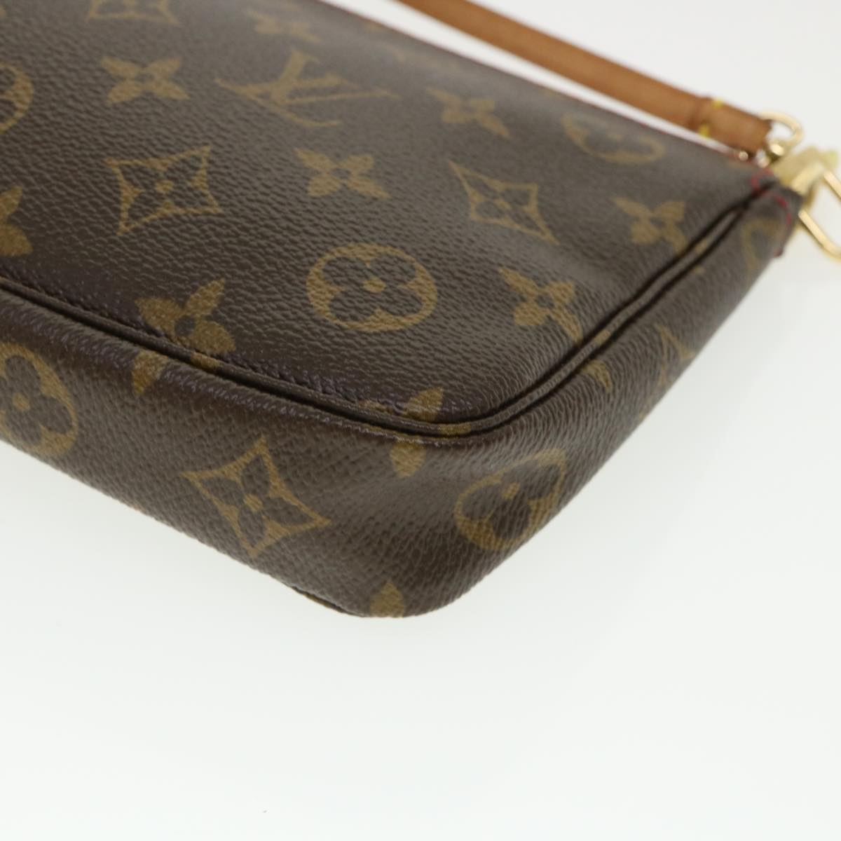 LOUIS VUITTON Monogram Cherry Pochette Accessoires Pouch M95008 LV Auth fm2079