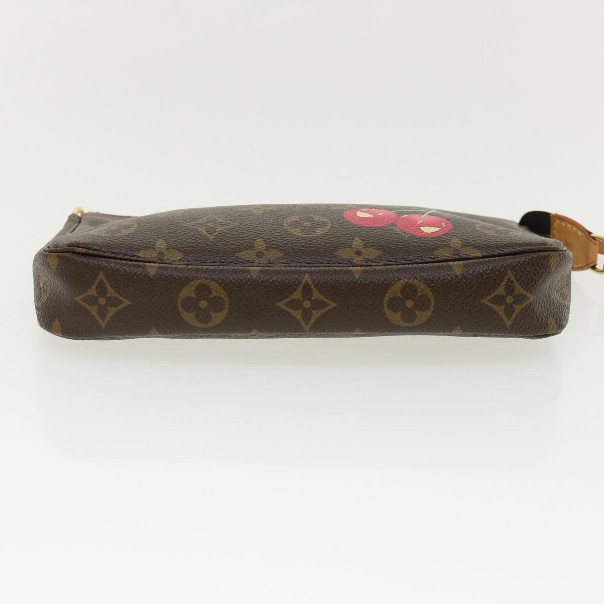 LOUIS VUITTON Monogram Cherry Pochette Accessoires Pouch M95008 LV Auth fm2079