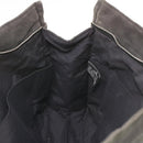 HERMES Fourre Tout Clutch Bag Canvas Black 2110-23 Auth fm2098-17