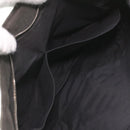 HERMES Fourre Tout Clutch Bag Canvas Black 2110-23 Auth fm2098-12