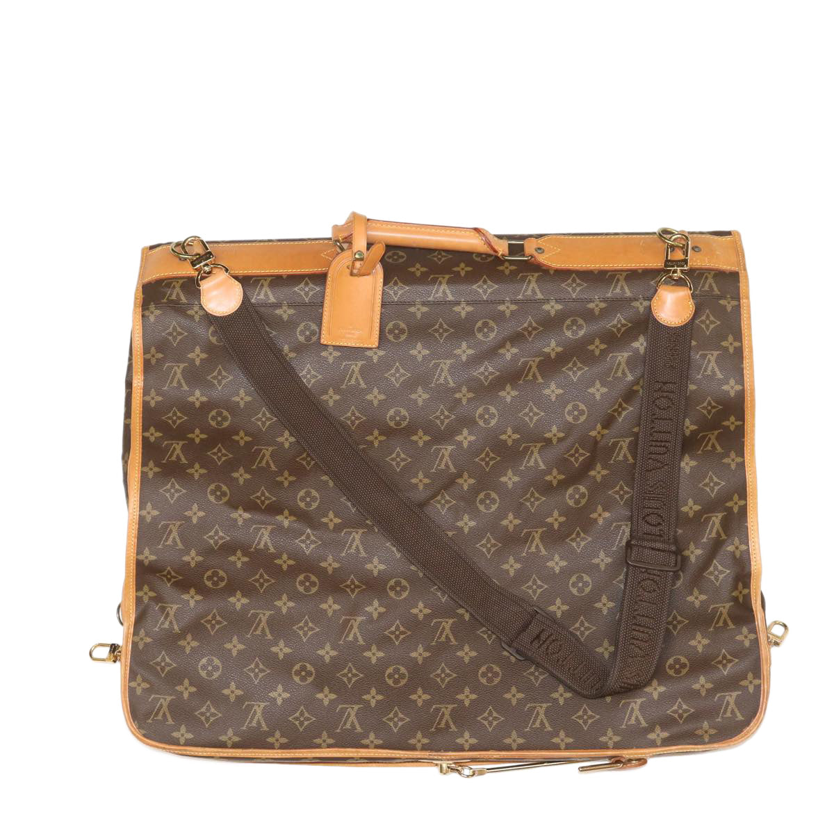 LOUIS VUITTON Monogram Portable cabin Garment Cover M23420 LV Auth fm2176