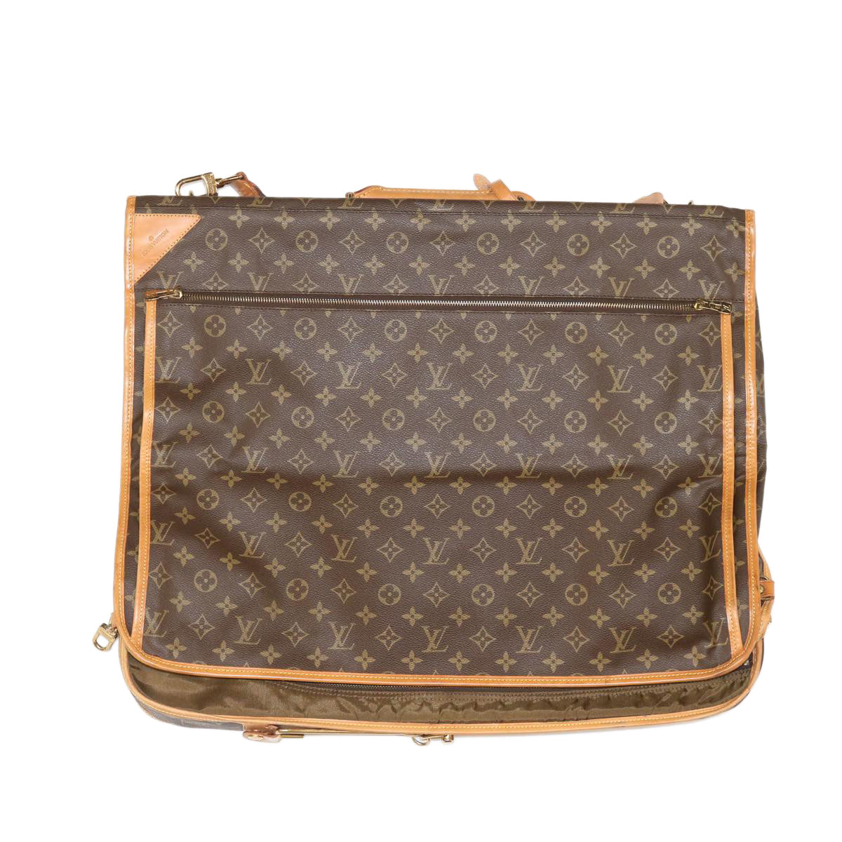 LOUIS VUITTON Monogram Portable cabin Garment Cover M23420 LV Auth fm2176