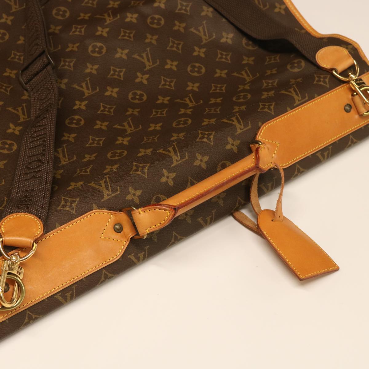 LOUIS VUITTON Monogram Portable cabin Garment Cover M23420 LV Auth fm2176