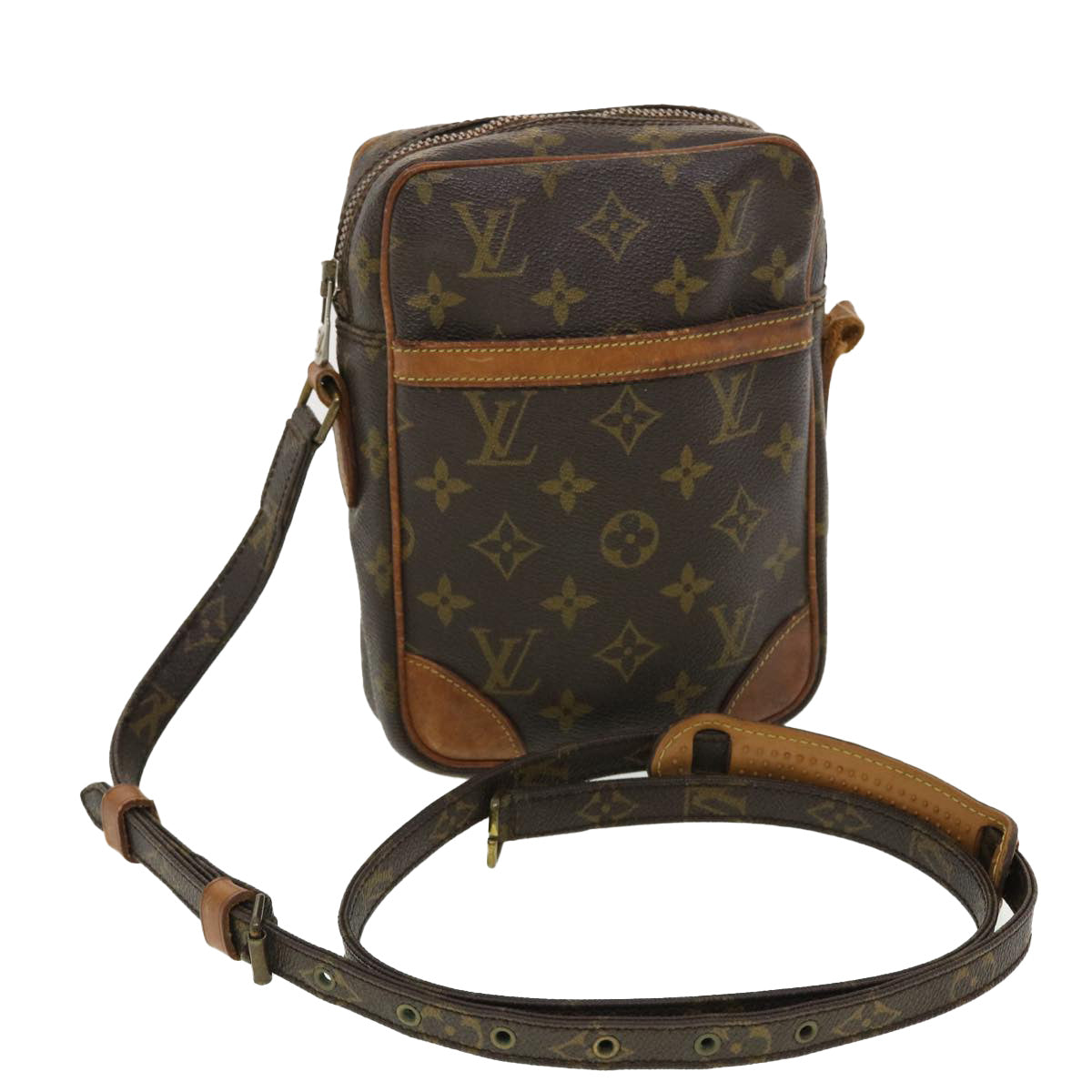 LOUIS VUITTON Monogram Danube Shoulder Bag M45266 LV Auth fm2189