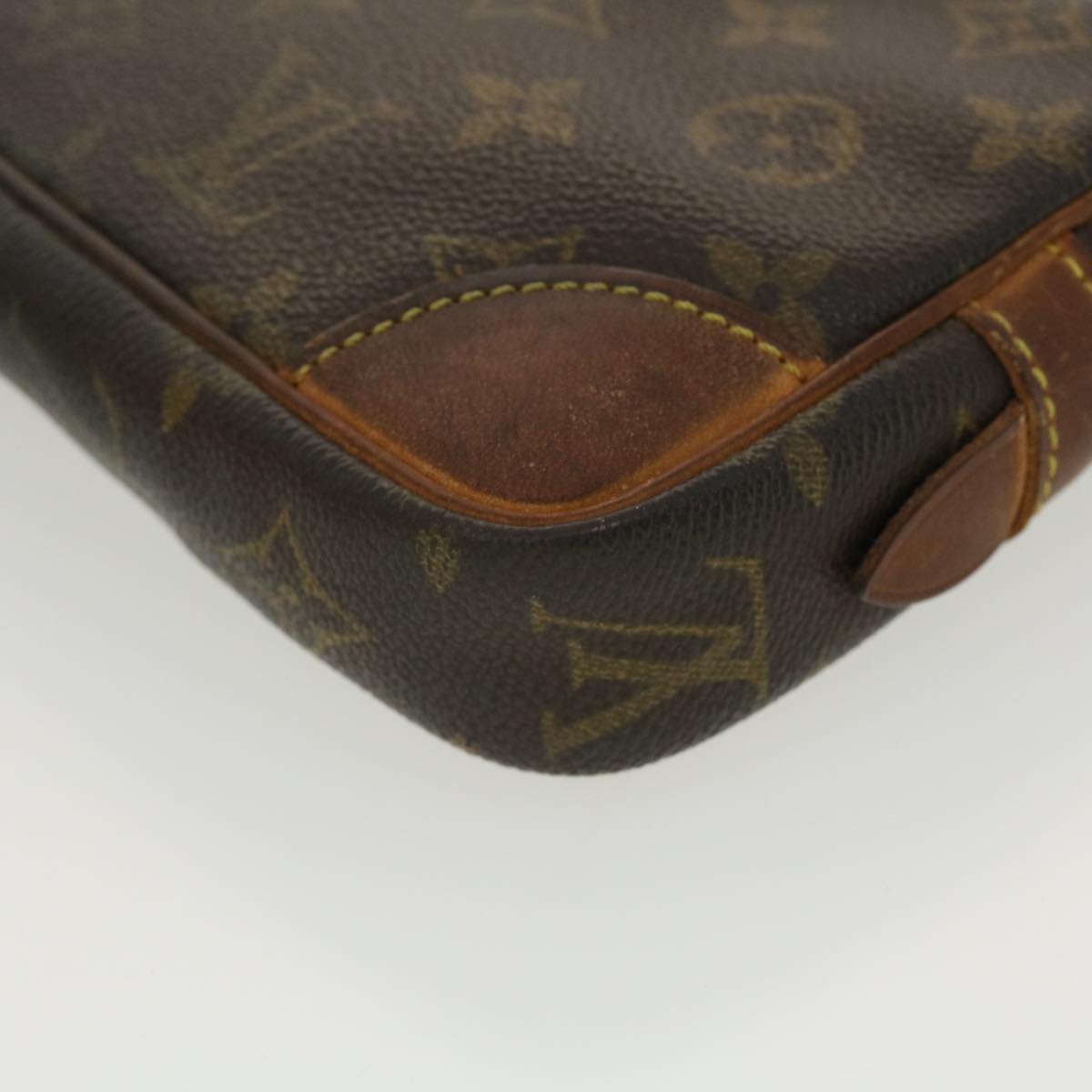 LOUIS VUITTON Monogram Marly Dragonne PM Clutch Bag M51827 LV Auth fm2190