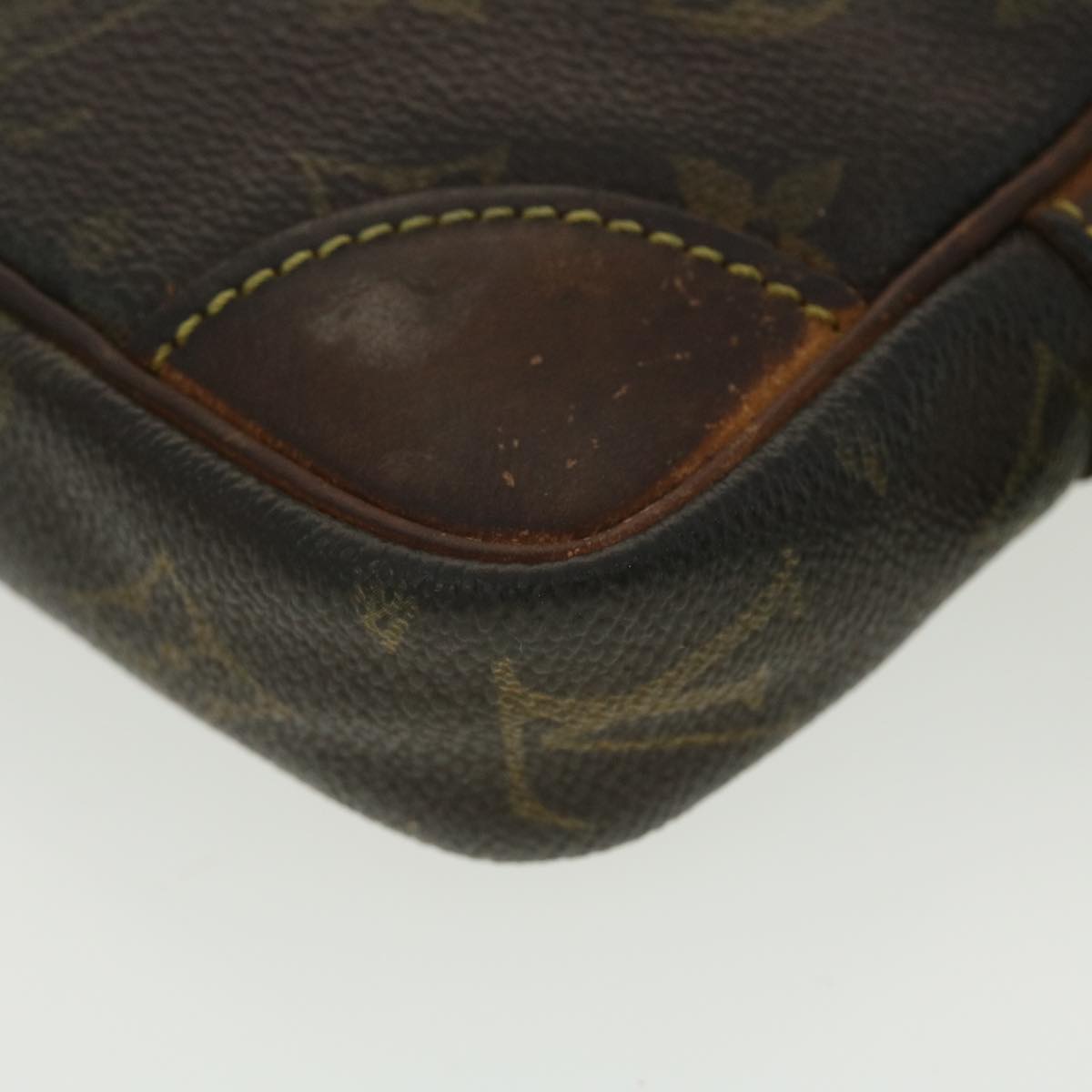 LOUIS VUITTON Monogram Marly Dragonne PM Clutch Bag M51827 LV Auth fm2190