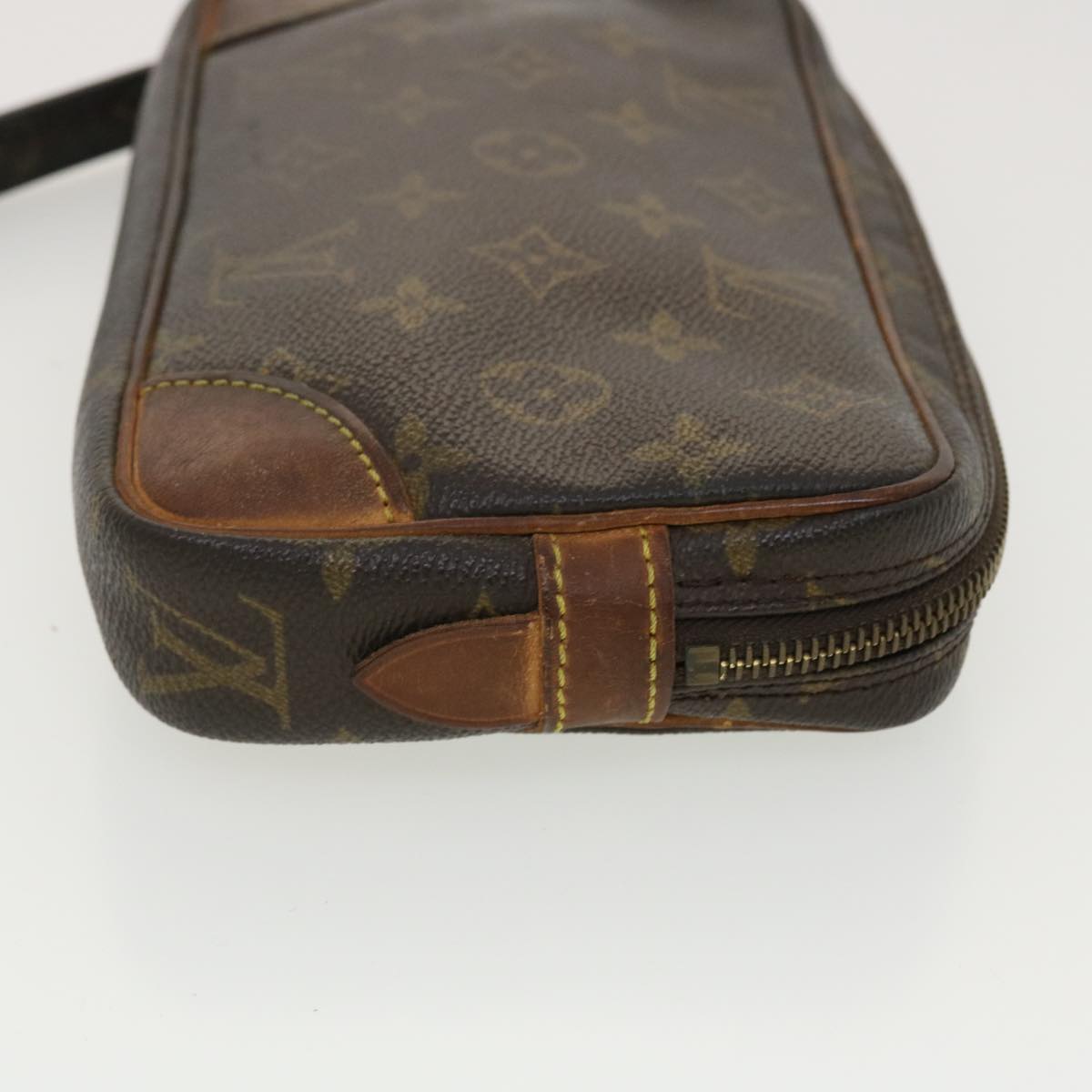 LOUIS VUITTON Monogram Marly Dragonne PM Clutch Bag M51827 LV Auth fm2190