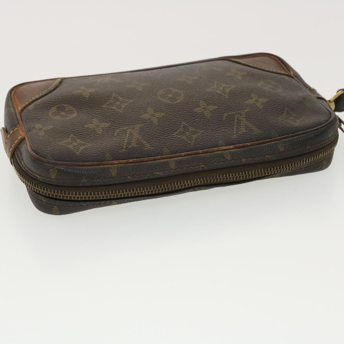 LOUIS VUITTON Monogram Marly Dragonne PM Clutch Bag M51827 LV Auth fm2190