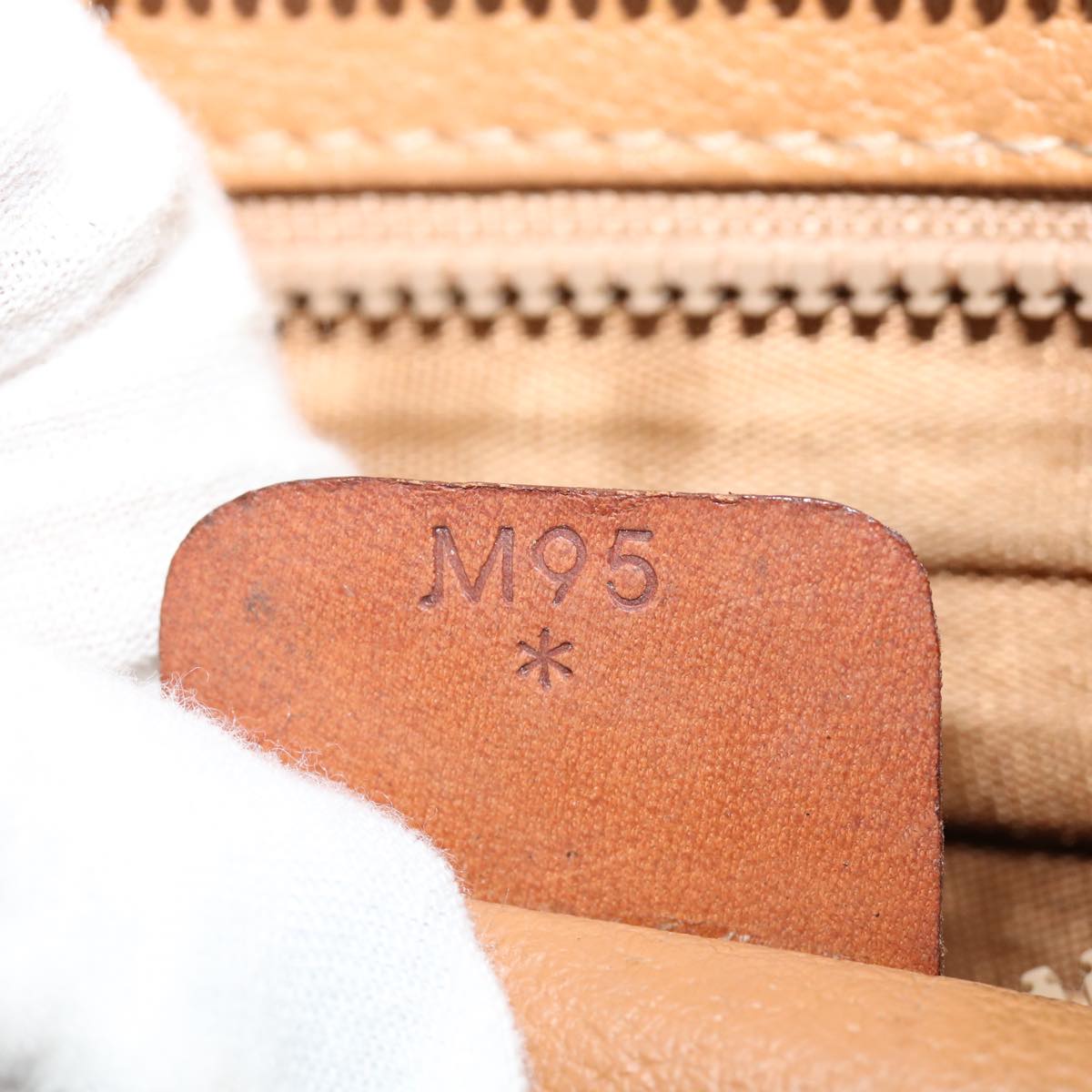 CELINE Macadam Canvas Clutch Bag PVC Leather 2Set Brown Auth fm2235