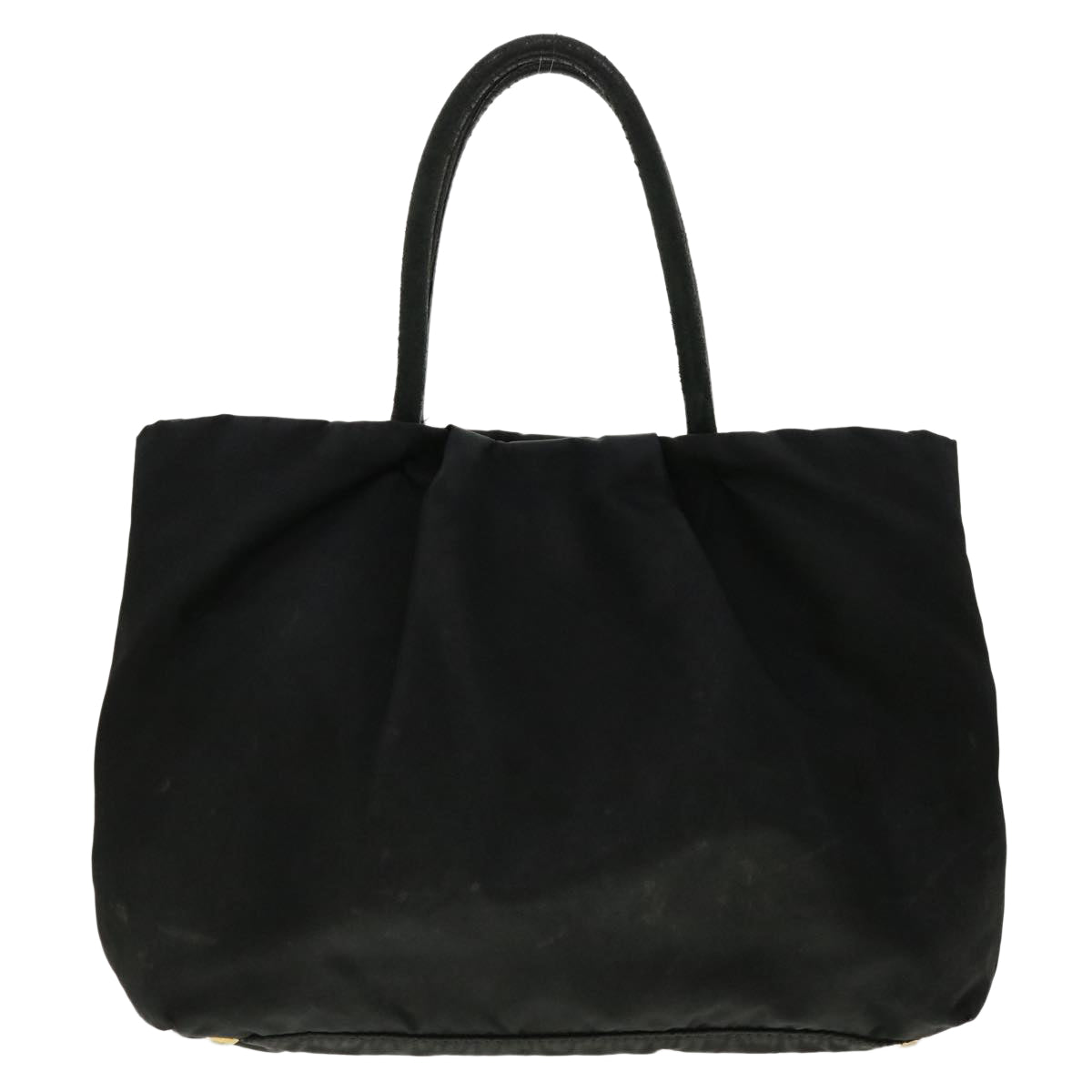 PRADA Hand Bag Nylon Black Auth fm2265 - 0