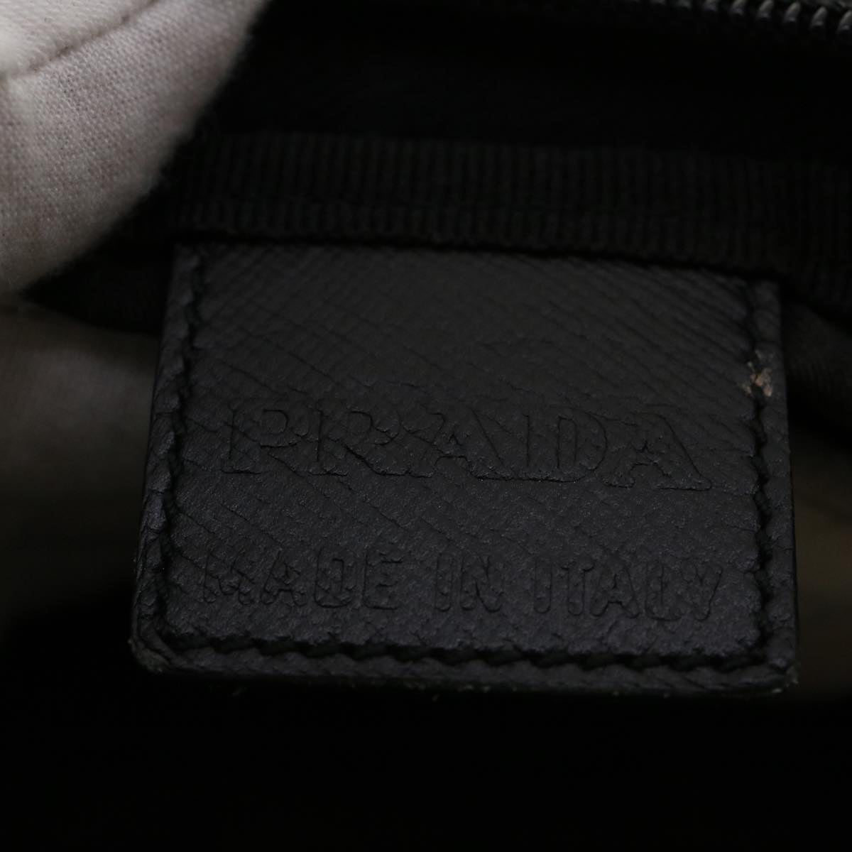 PRADA Pouch Nylon Black Auth fm2276