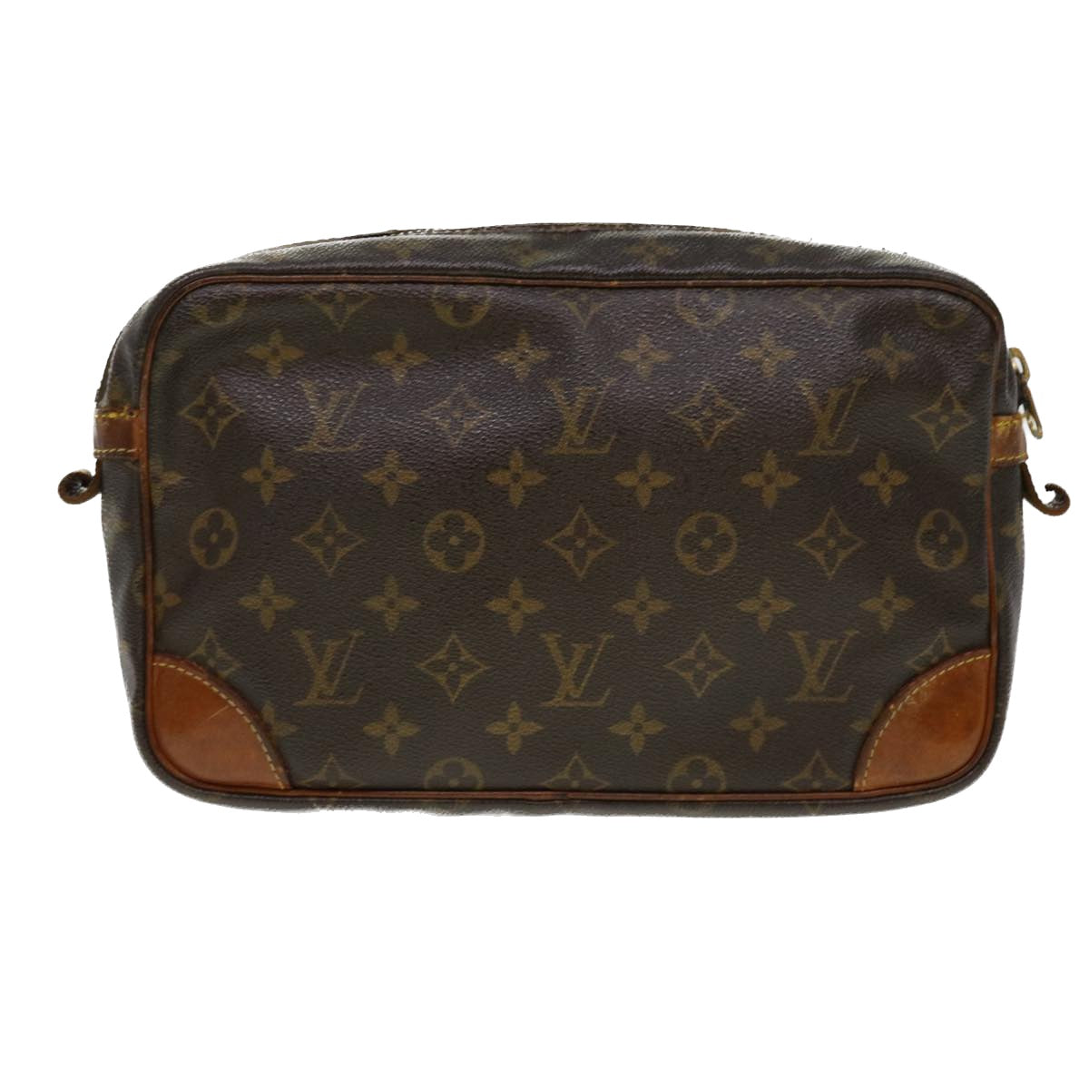 LOUIS VUITTON Monogram Compiegne 28 Clutch Bag M51845 LV Auth fm2280 - 0