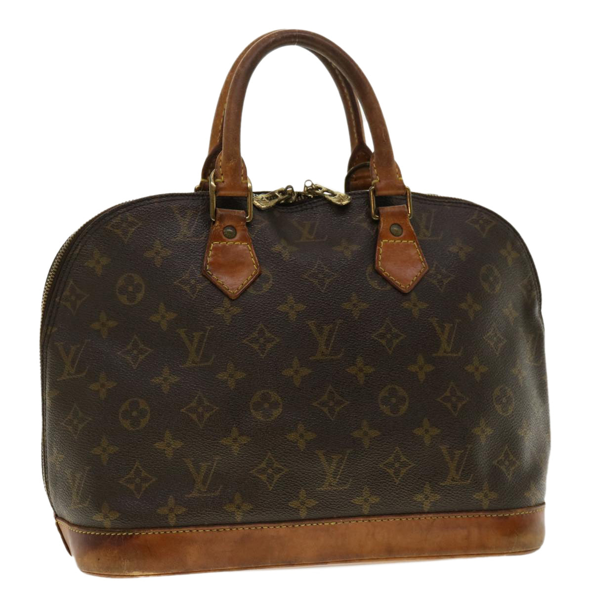 LOUIS VUITTON Monogram Alma Hand Bag M51130 LV Auth fm2282