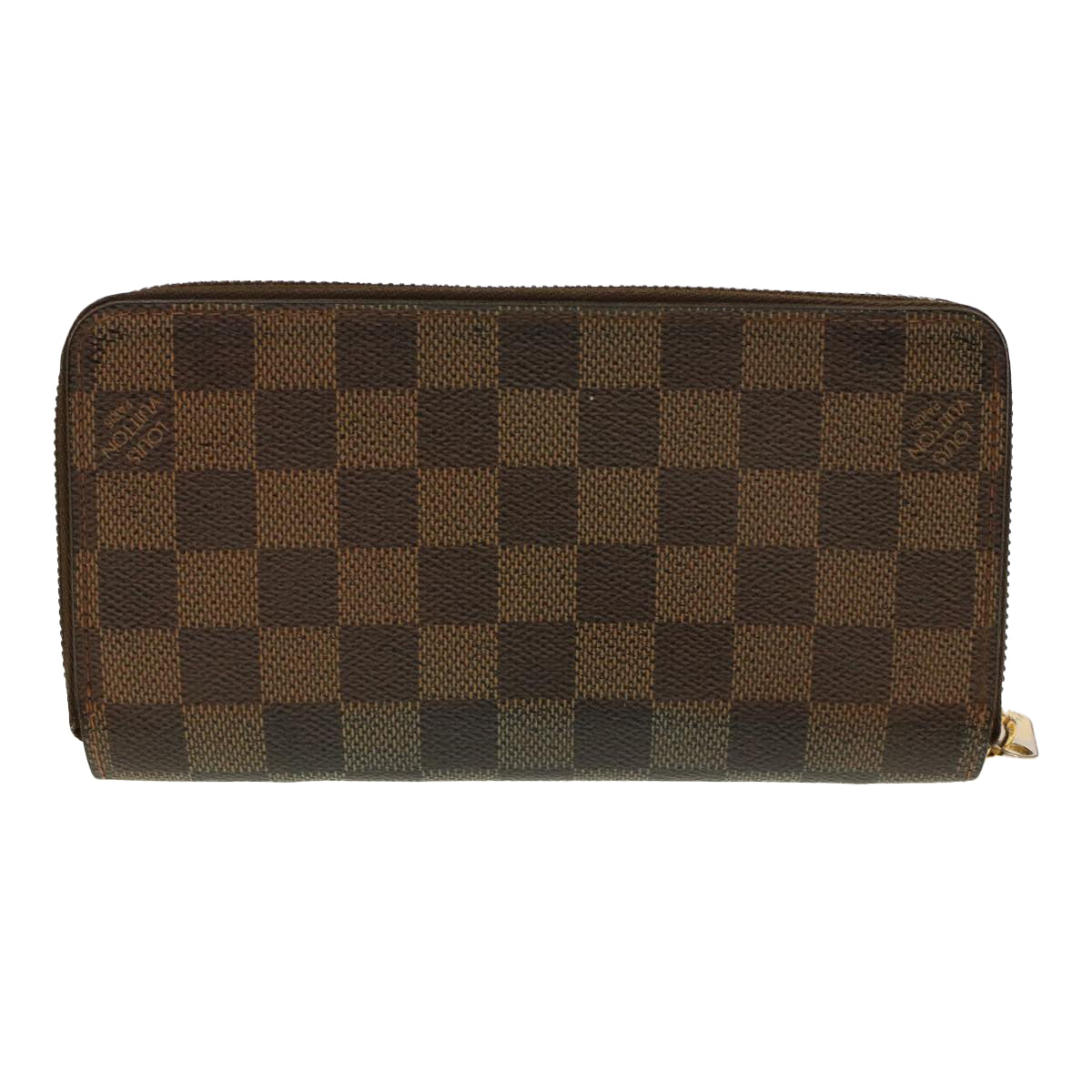 LOUIS VUITTON Damier Ebene Zippy Wallet Long Wallet N41661 LV Auth fm2324 - 0