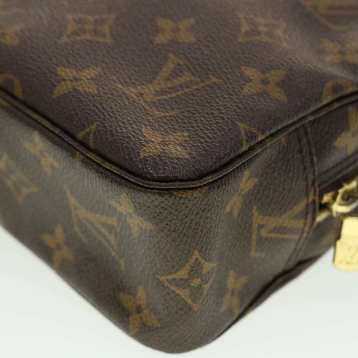 LOUIS VUITTON Monogram Trousse Toilette 23 Clutch Bag M47524 LV Auth fm2338