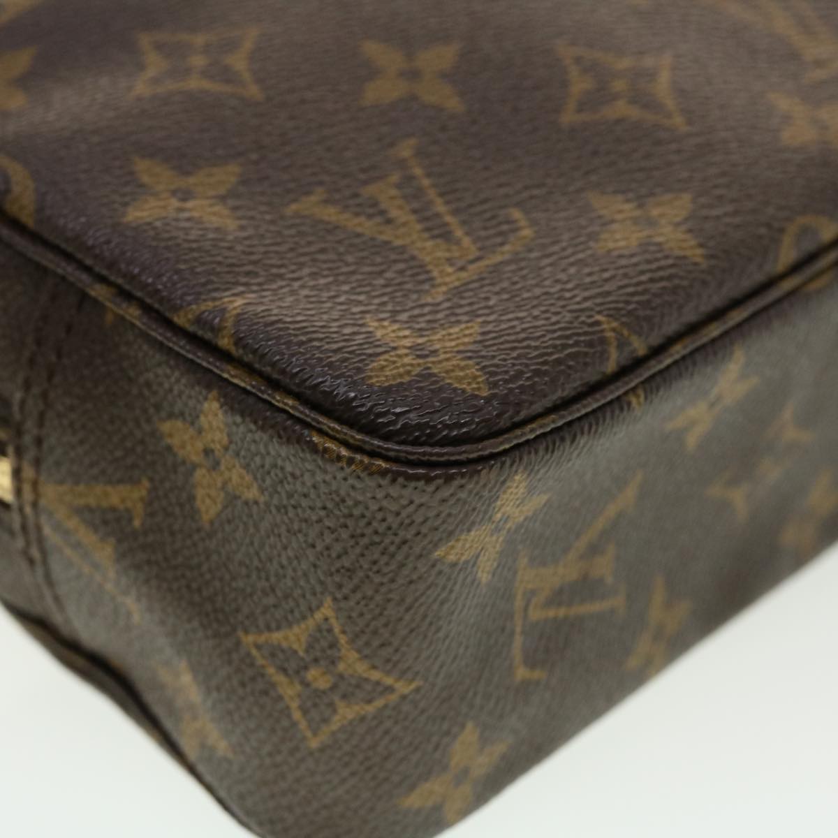 LOUIS VUITTON Monogram Trousse Toilette 23 Clutch Bag M47524 LV Auth fm2338