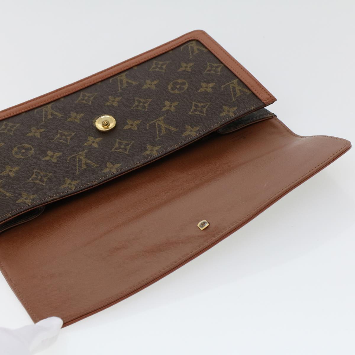 LOUIS VUITTON Monogram Pochette Dam Clutch Bag M51810 LV Auth fm2340