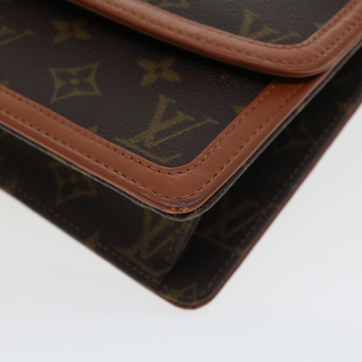 LOUIS VUITTON Monogram Pochette Dam Clutch Bag M51810 LV Auth fm2340