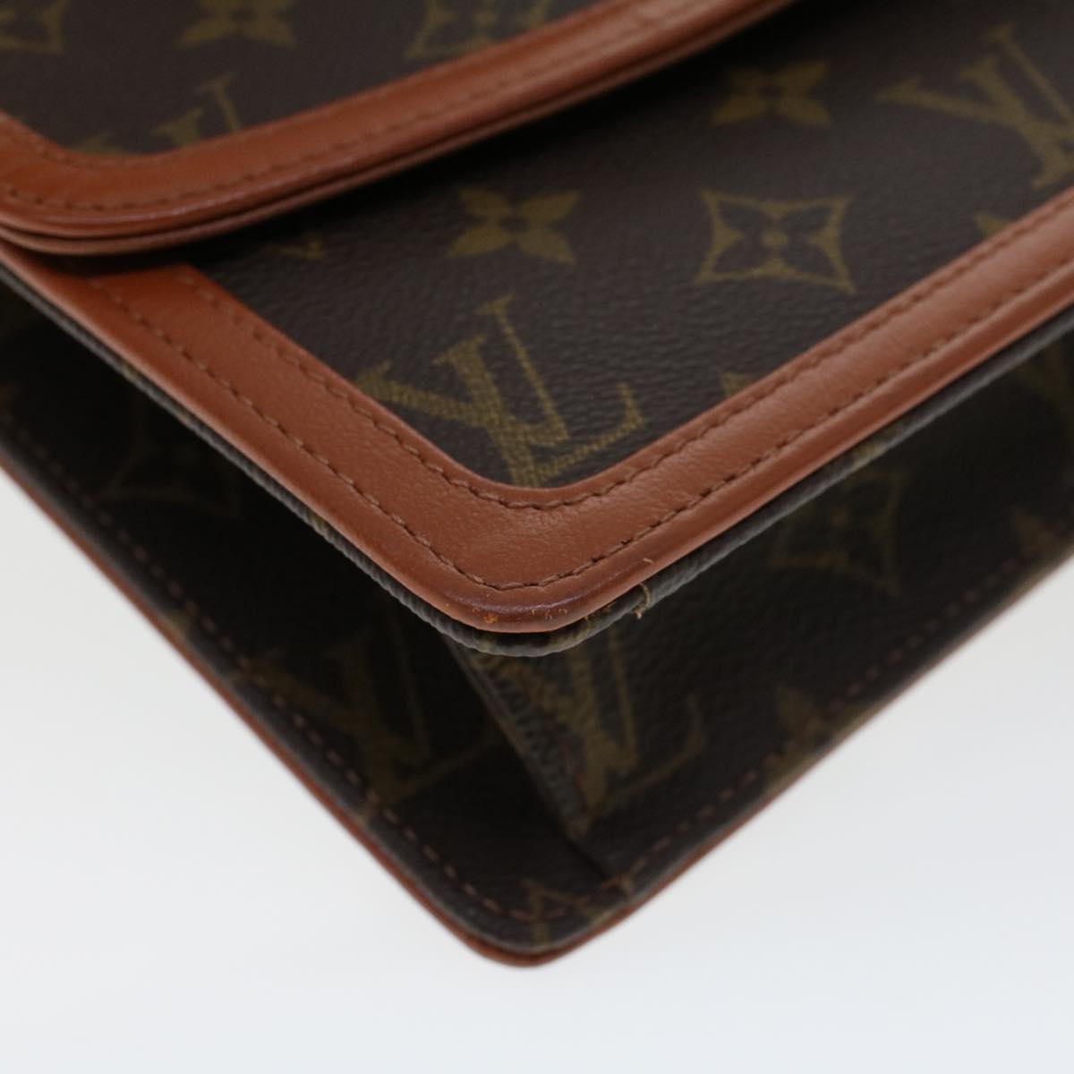 LOUIS VUITTON Monogram Pochette Dam Clutch Bag M51810 LV Auth fm2340