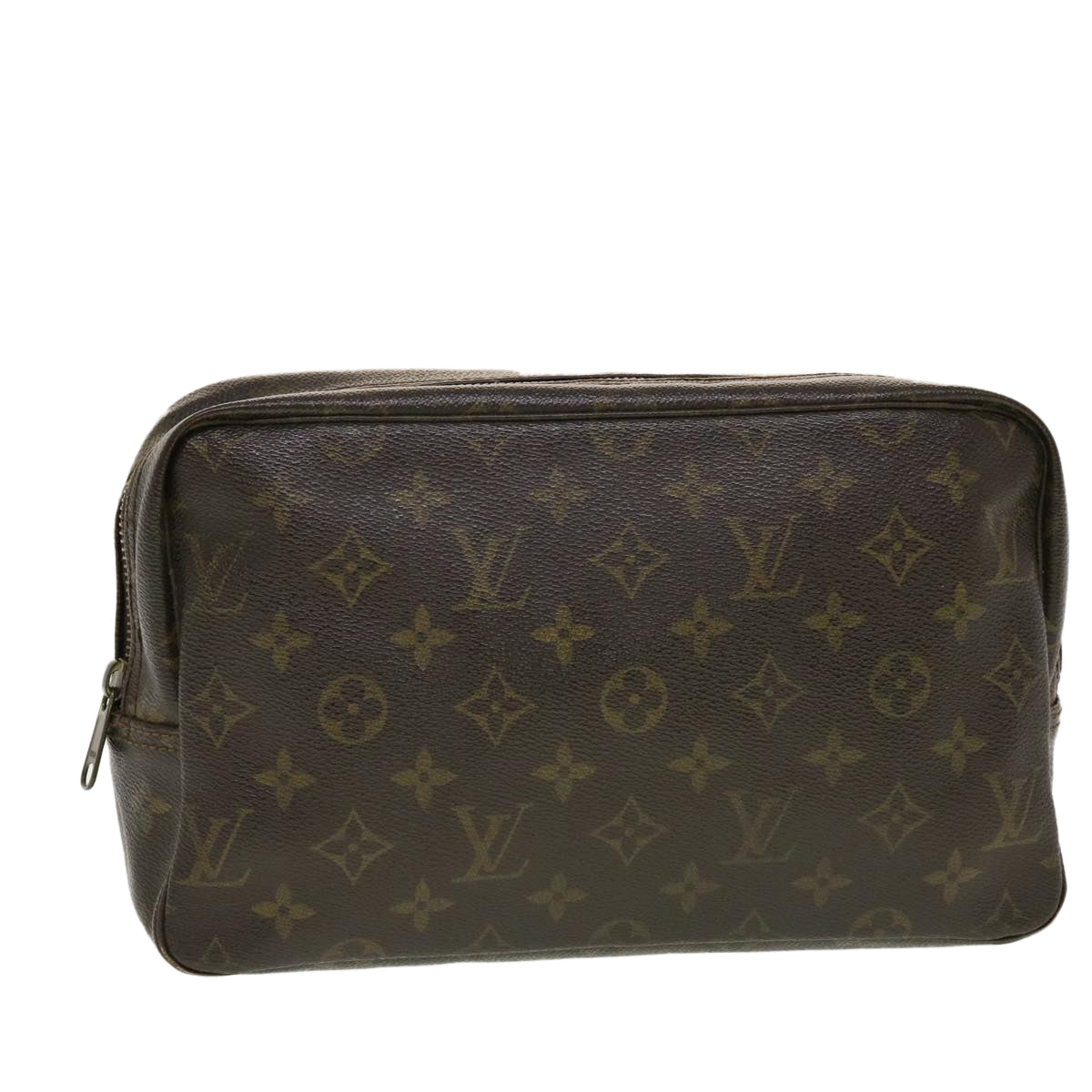 LOUIS VUITTON Monogram Trousse Toilette 28 Clutch Bag M47522 LV Auth fm2343