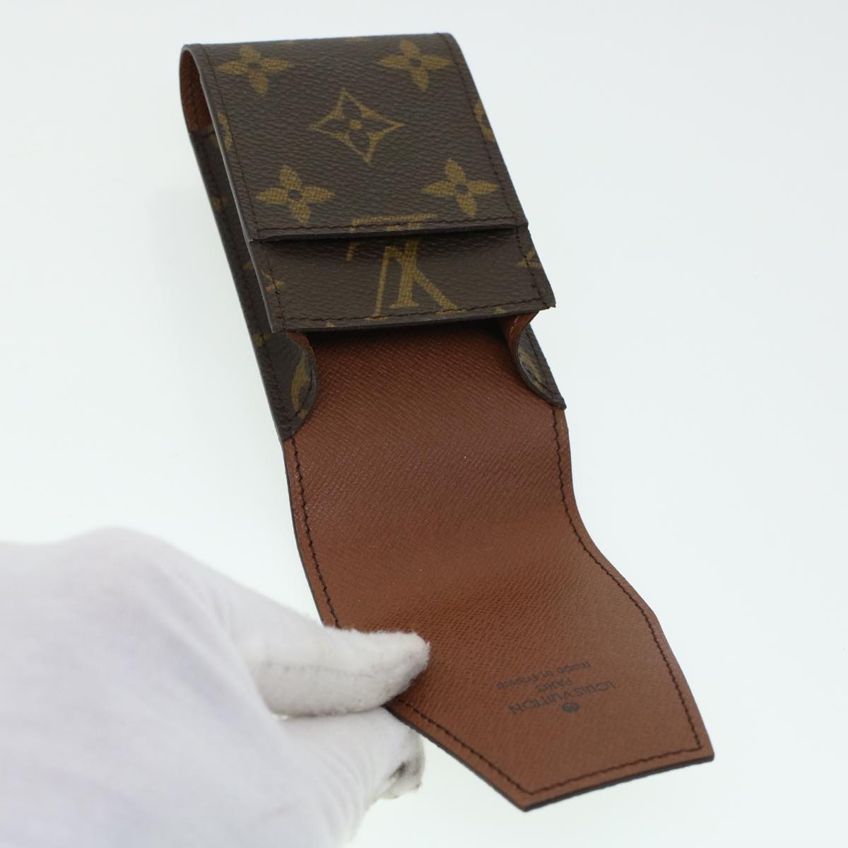 LOUIS VUITTON Monogram Etui Cigarette Case M63024 LV Auth fm2389