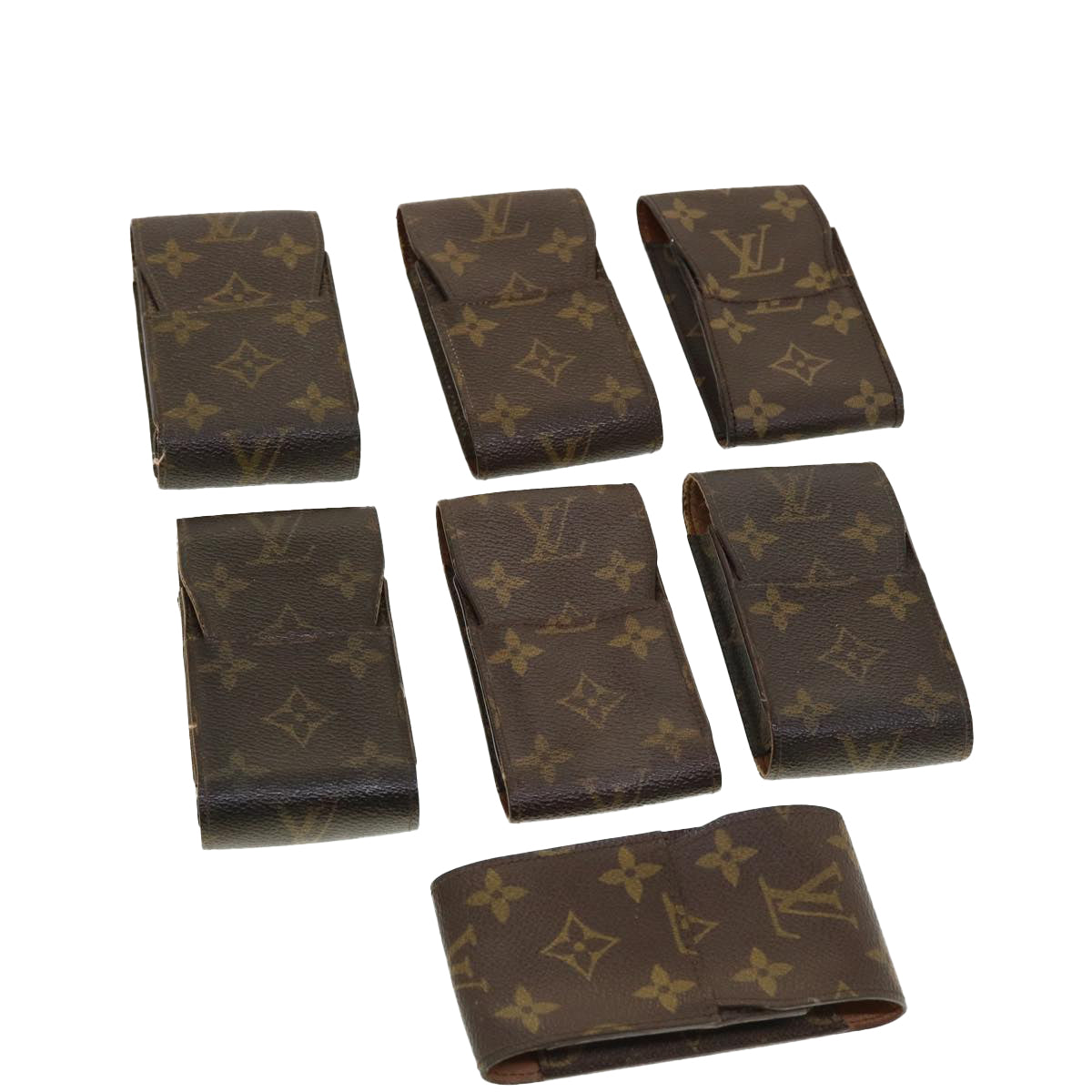 LOUIS VUITTON Monogram Etui Cigarette Case 7Set LV Auth fm2393