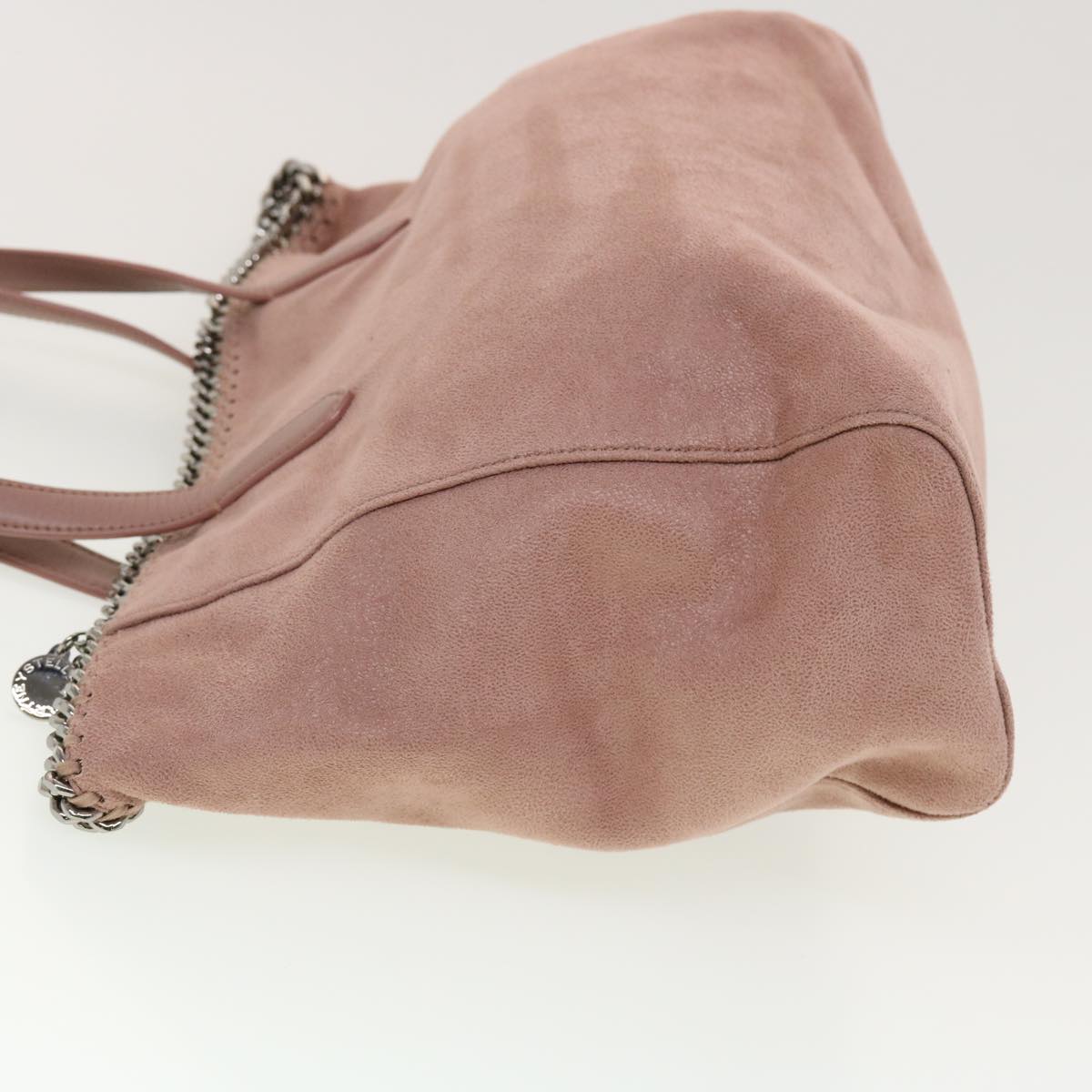 Stella MacCartney Tote Bag Suede Pink Auth fm2400