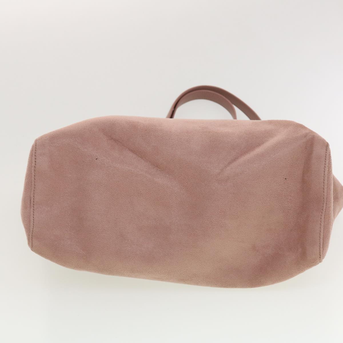 Stella MacCartney Tote Bag Suede Pink Auth fm2400