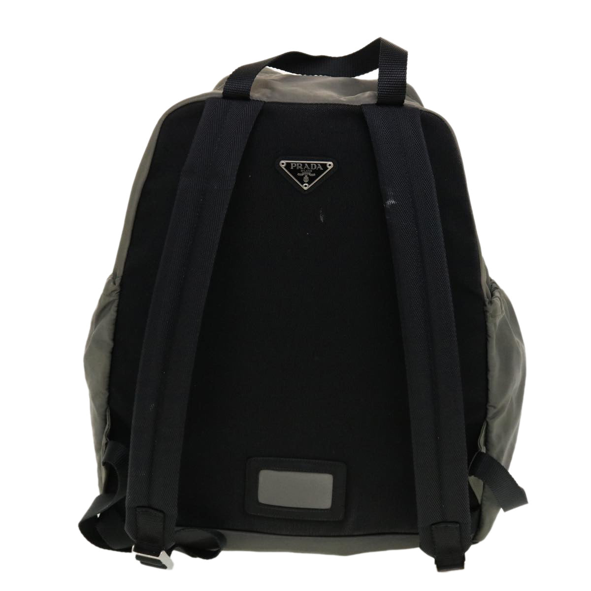 PRADA Backpack Nylon Gray Auth fm2401