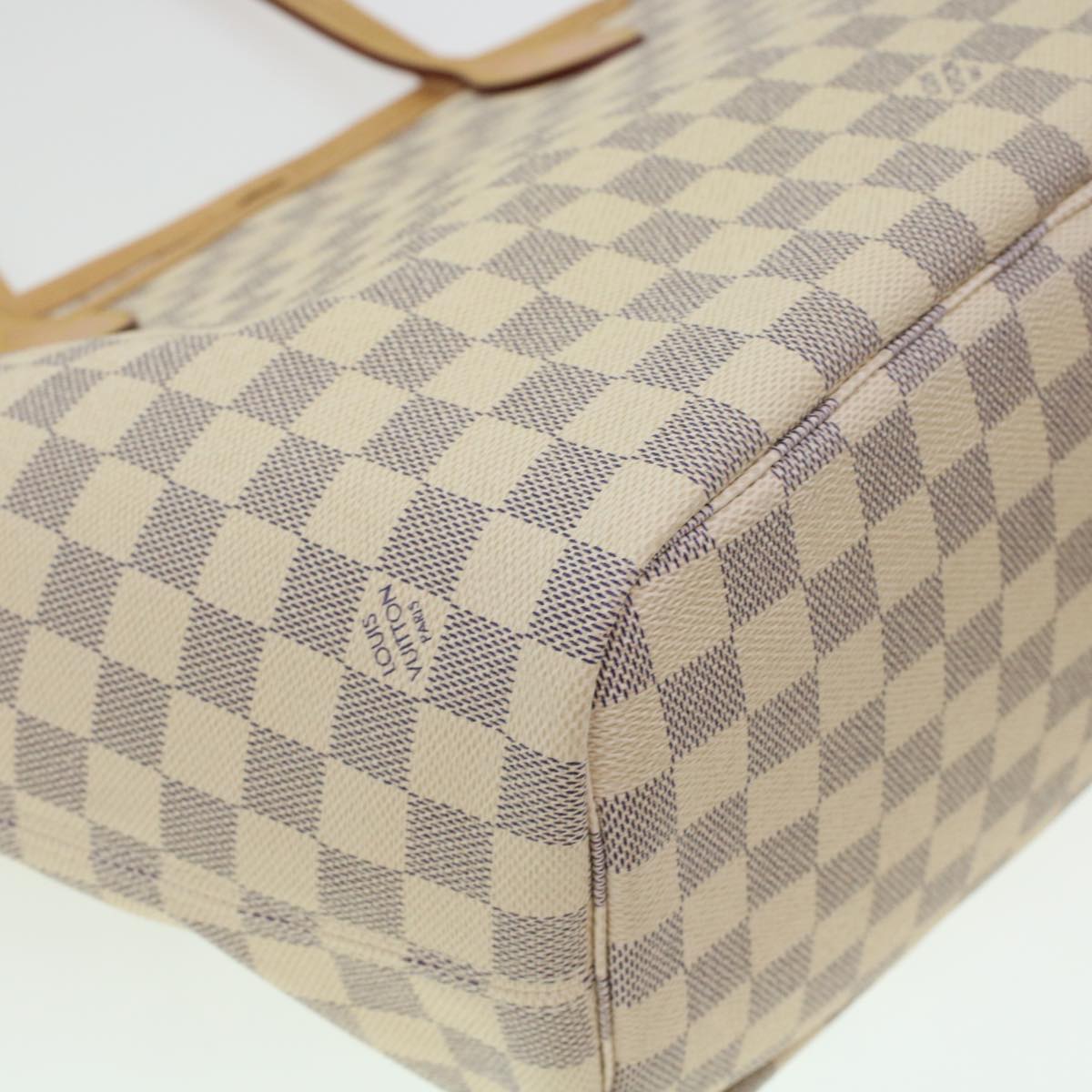 LOUIS VUITTON Damier Azur Neverfull MM Tote Bag N41605 LV Auth fm2414