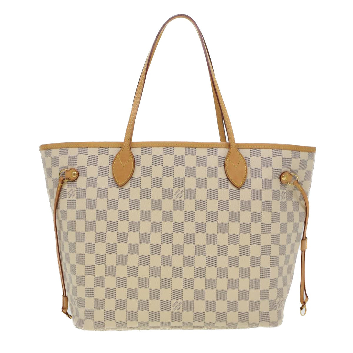 LOUIS VUITTON Damier Azur Neverfull MM Tote Bag N41605 LV Auth fm2414