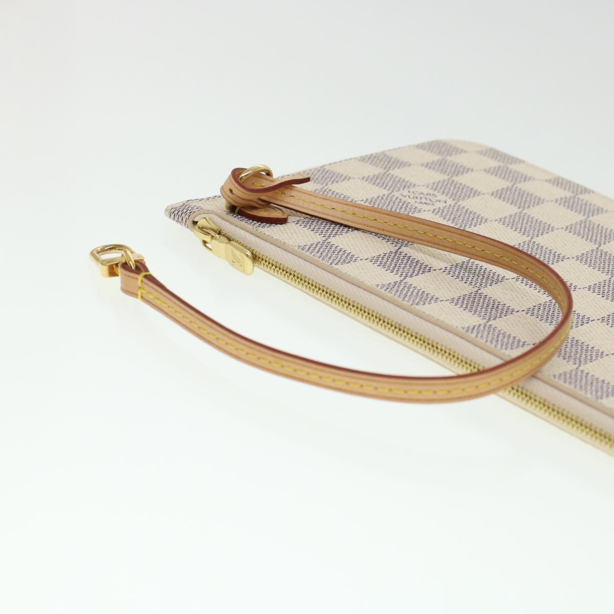 LOUIS VUITTON Damier Azur Neverfull MM Tote Bag N41605 LV Auth fm2414