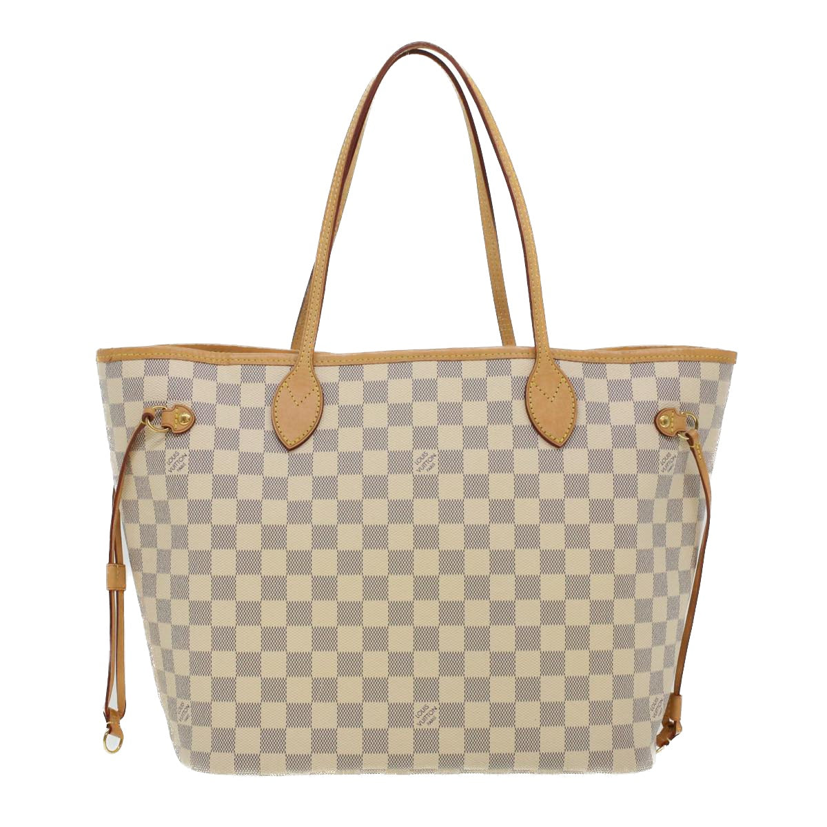 LOUIS VUITTON Damier Azur Neverfull MM Tote Bag N41605 LV Auth fm2414 - 0