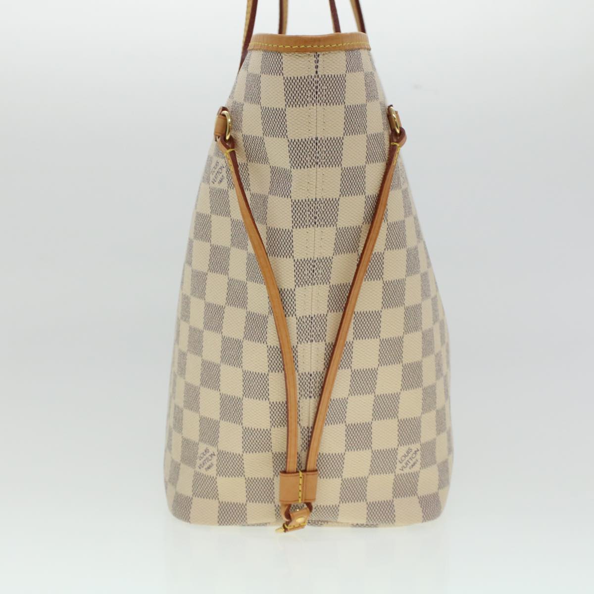 LOUIS VUITTON Damier Azur Neverfull MM Tote Bag N41605 LV Auth fm2414