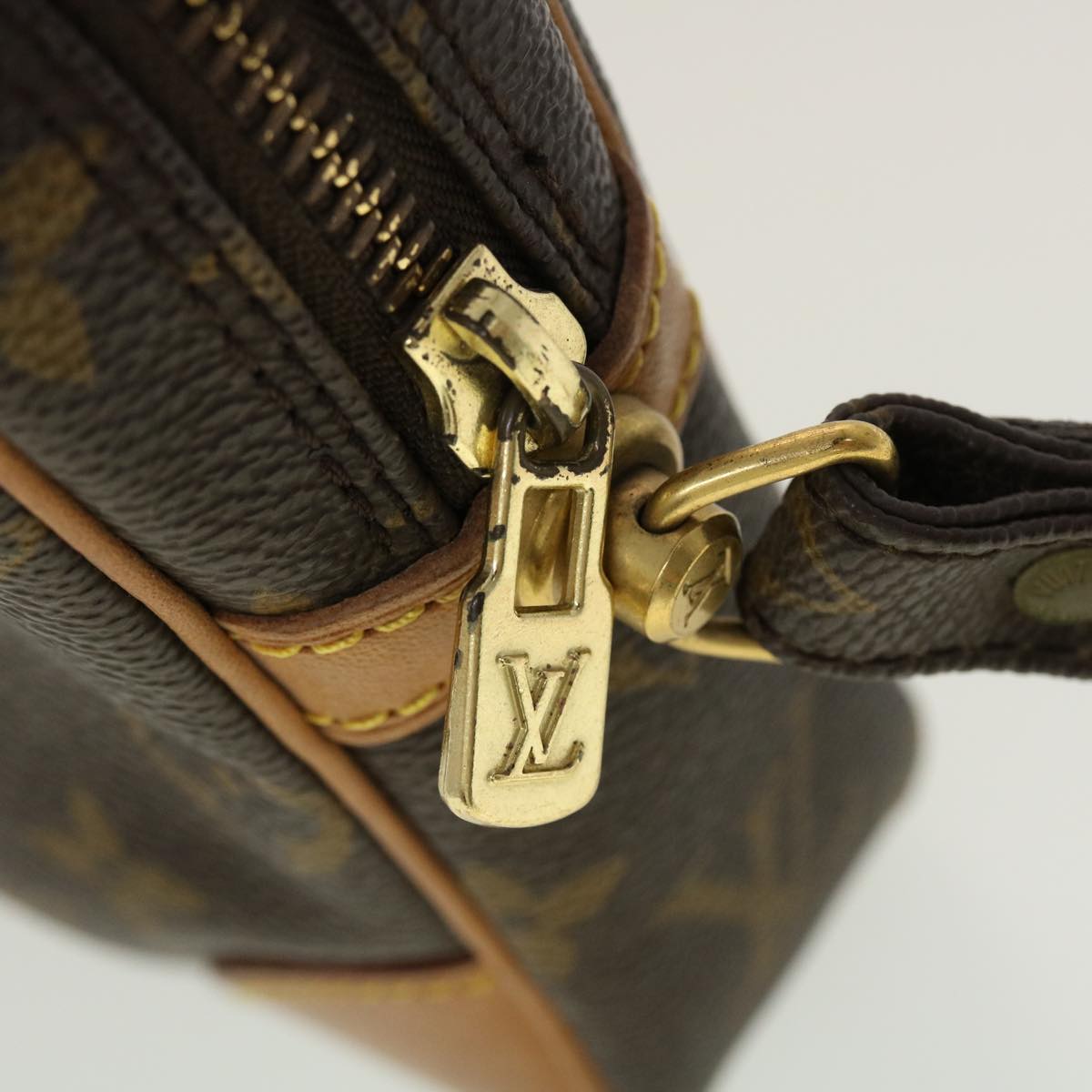 LOUIS VUITTON Monogram Marly Dragonne GM Clutch Bag M51825 LV Auth fm2446