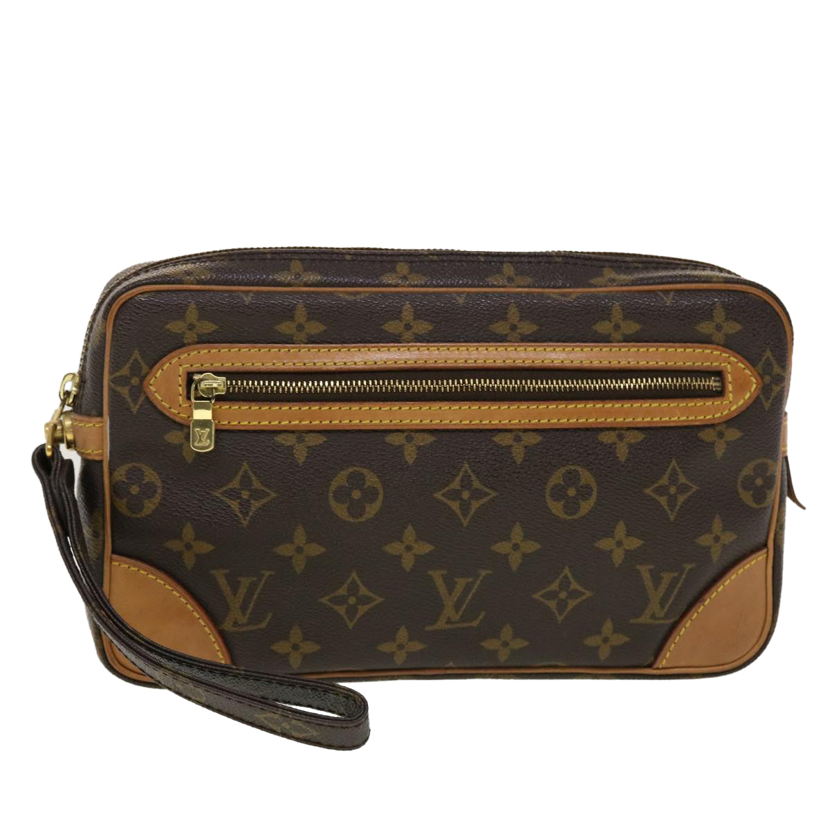 LOUIS VUITTON Monogram Marly Dragonne GM Clutch Bag M51825 LV Auth fm2446