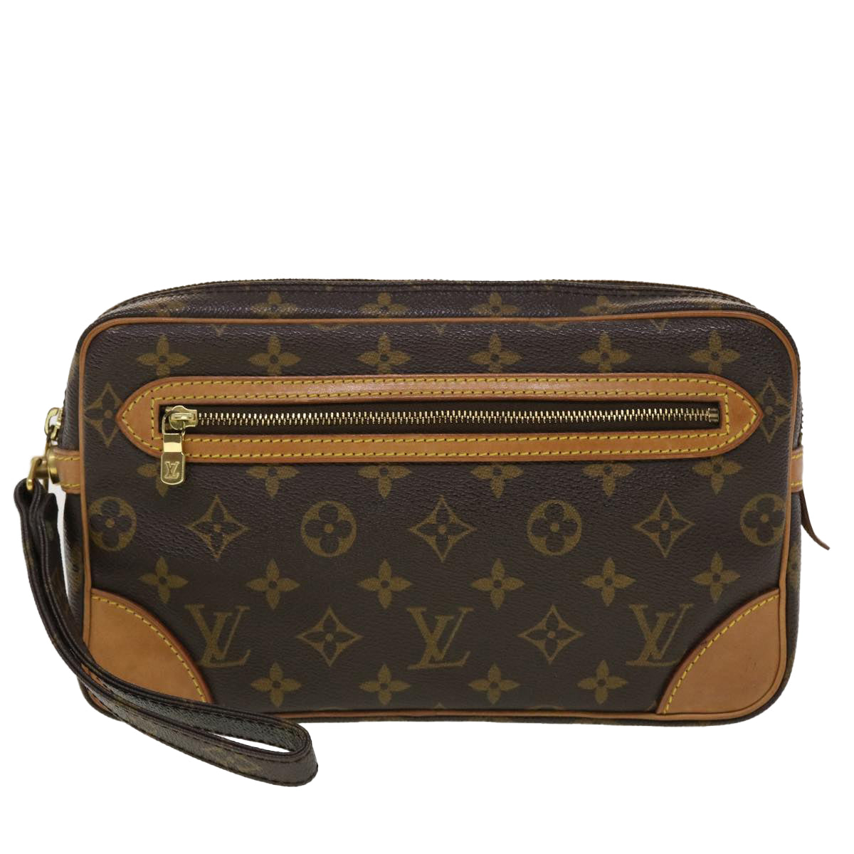 LOUIS VUITTON Monogram Marly Dragonne GM Clutch Bag M51825 LV Auth fm2446