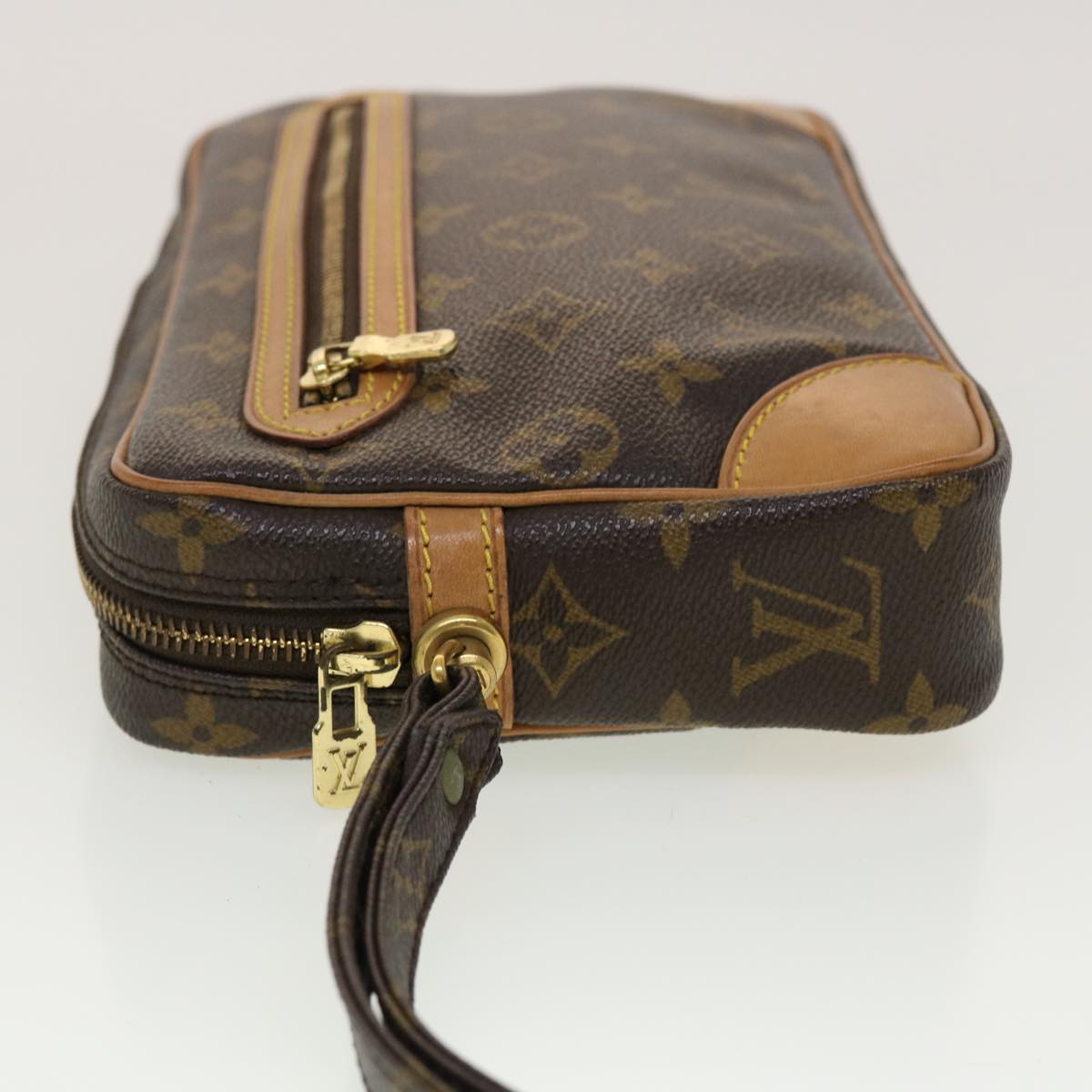 LOUIS VUITTON Monogram Marly Dragonne GM Clutch Bag M51825 LV Auth fm2446