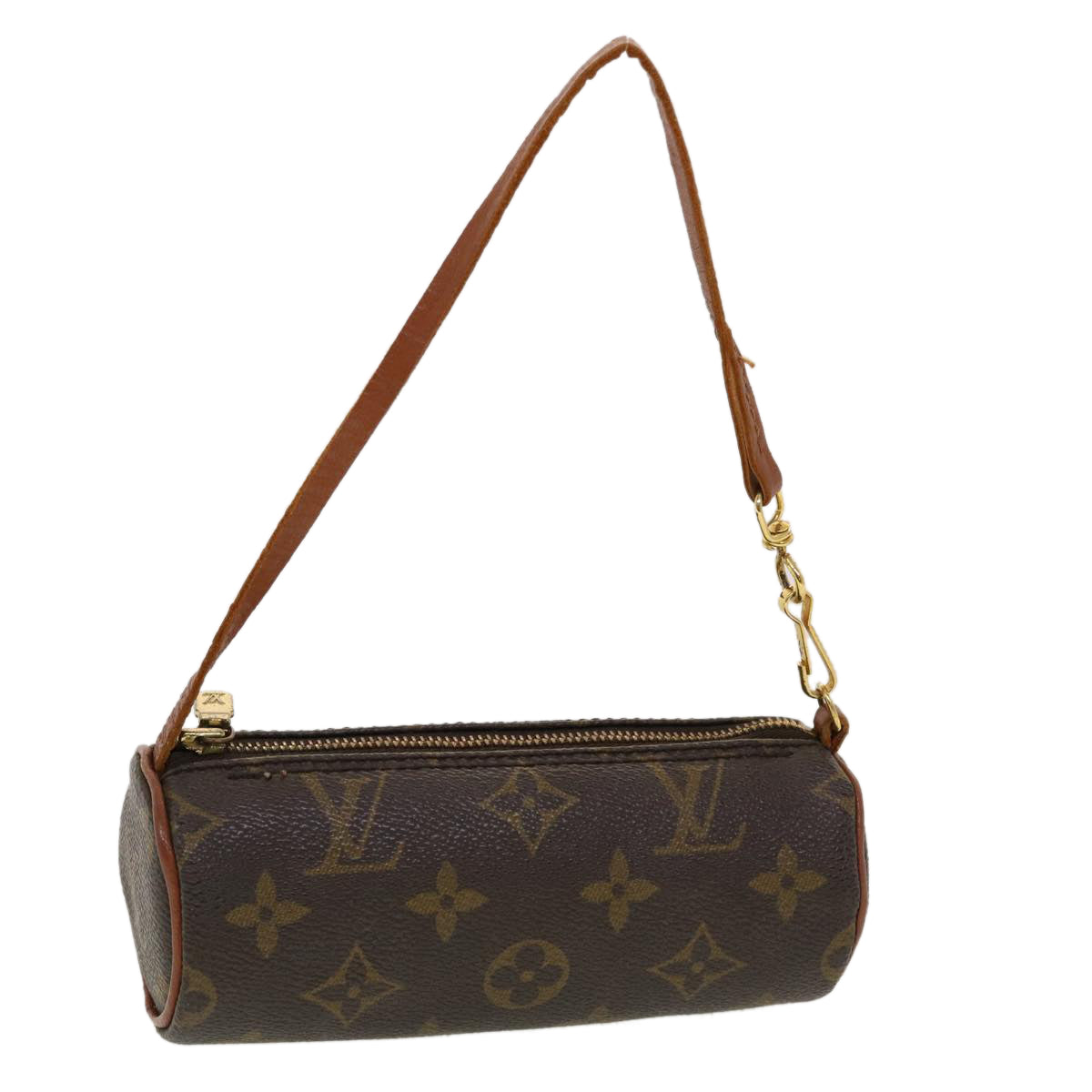 LOUIS VUITTON Monogram Papillon Pouch LV Auth fm2453