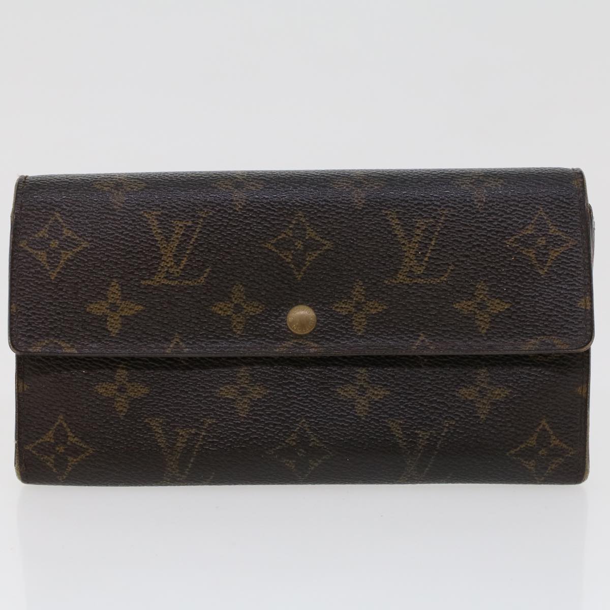 LOUIS VUITTON Monogram Long Wallet 4Set LV Auth fm2472