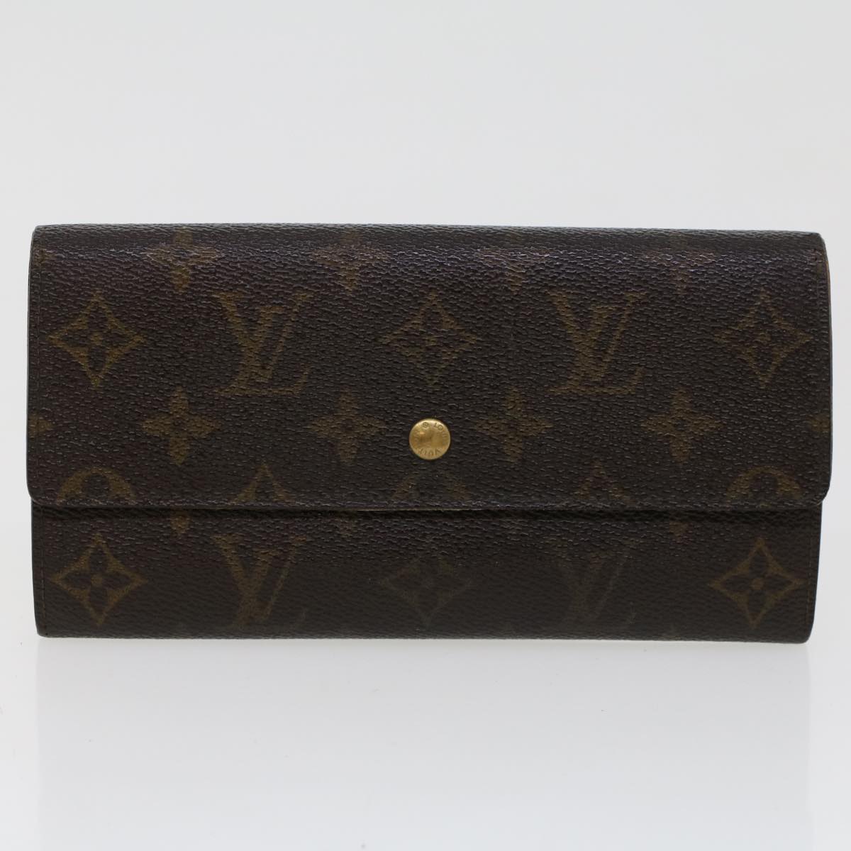 LOUIS VUITTON Monogram Long Wallet 4Set LV Auth fm2472