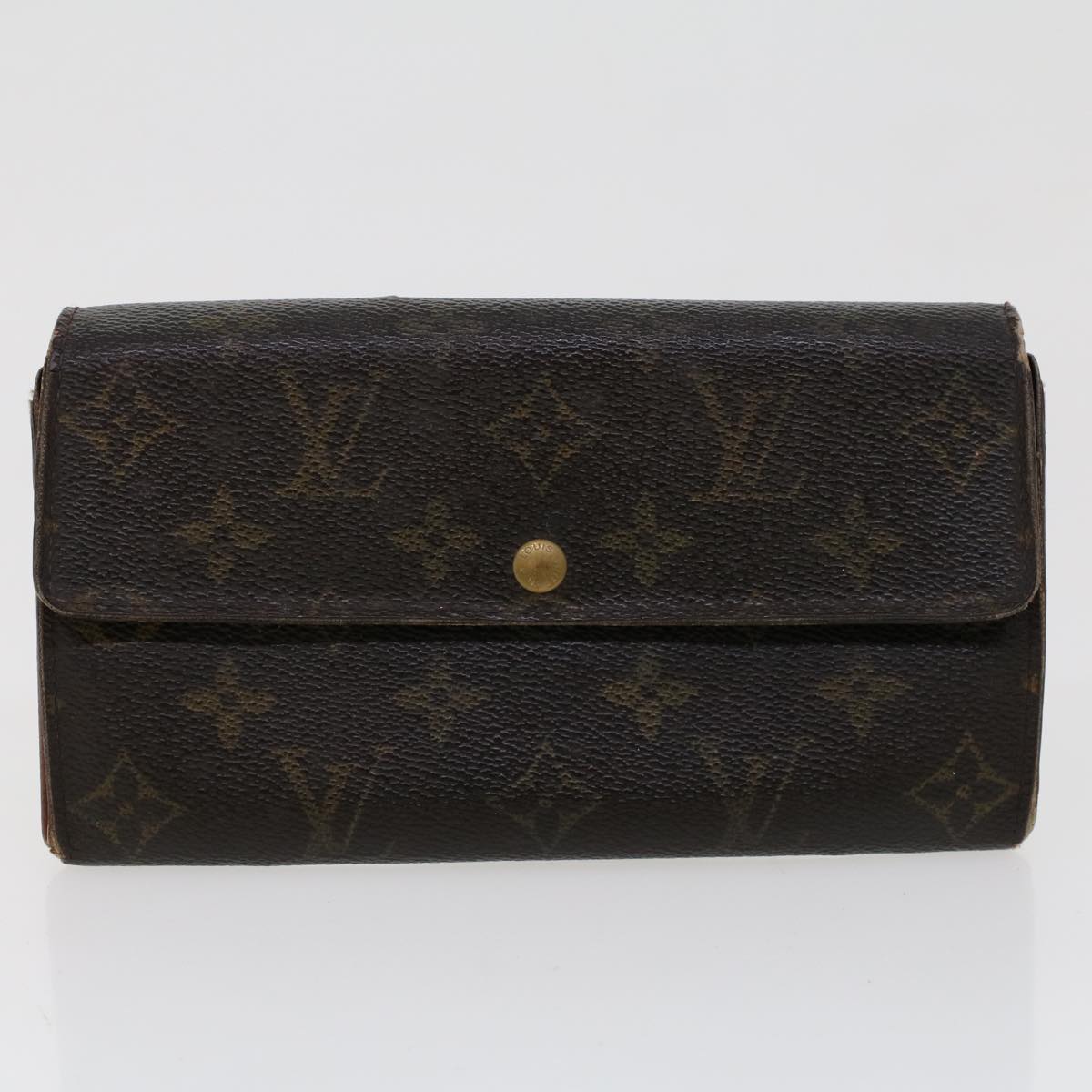 LOUIS VUITTON Monogram Long Wallet 4Set LV Auth fm2472