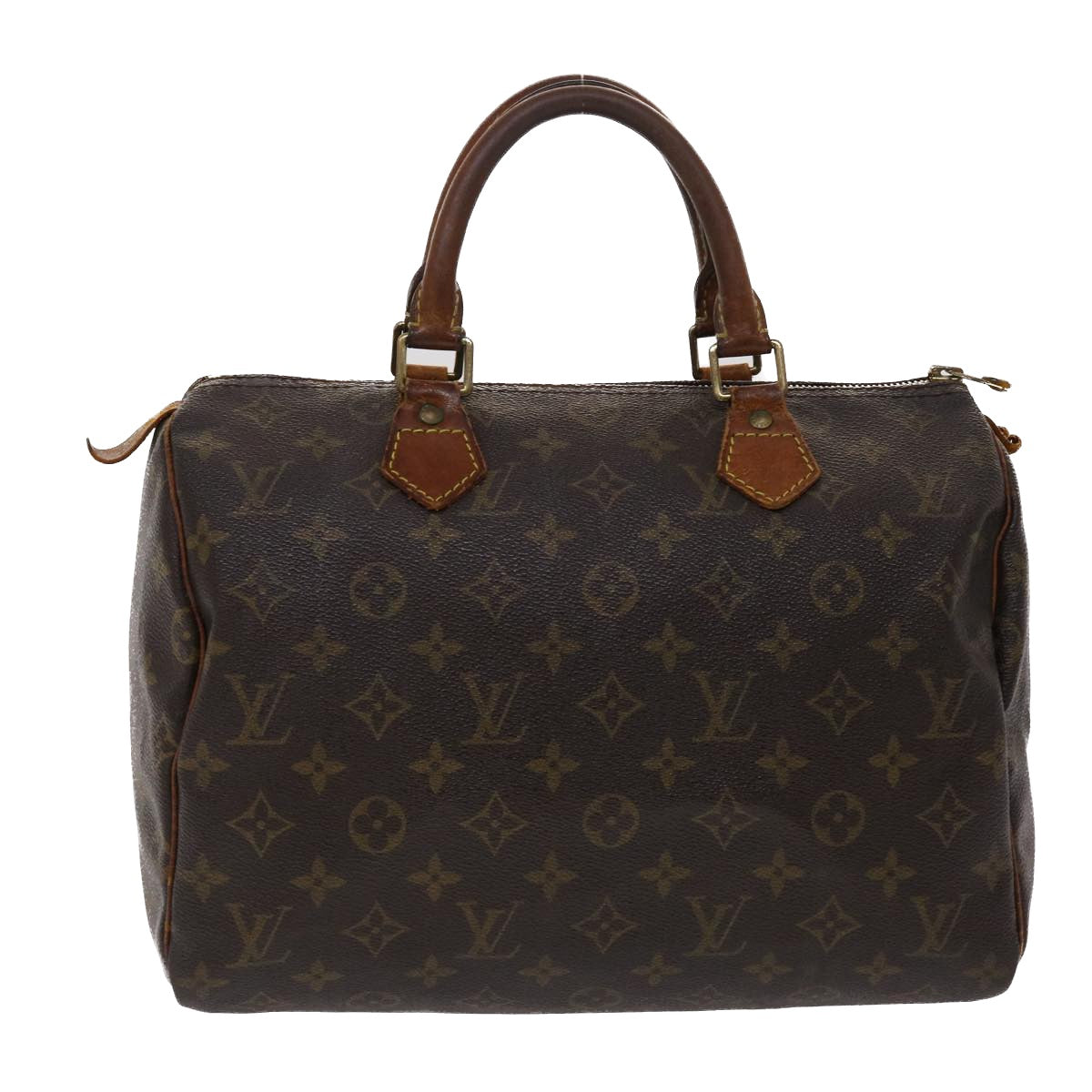 LOUIS VUITTON Monogram Speedy 30 Hand Bag M41526 LV Auth fm2482