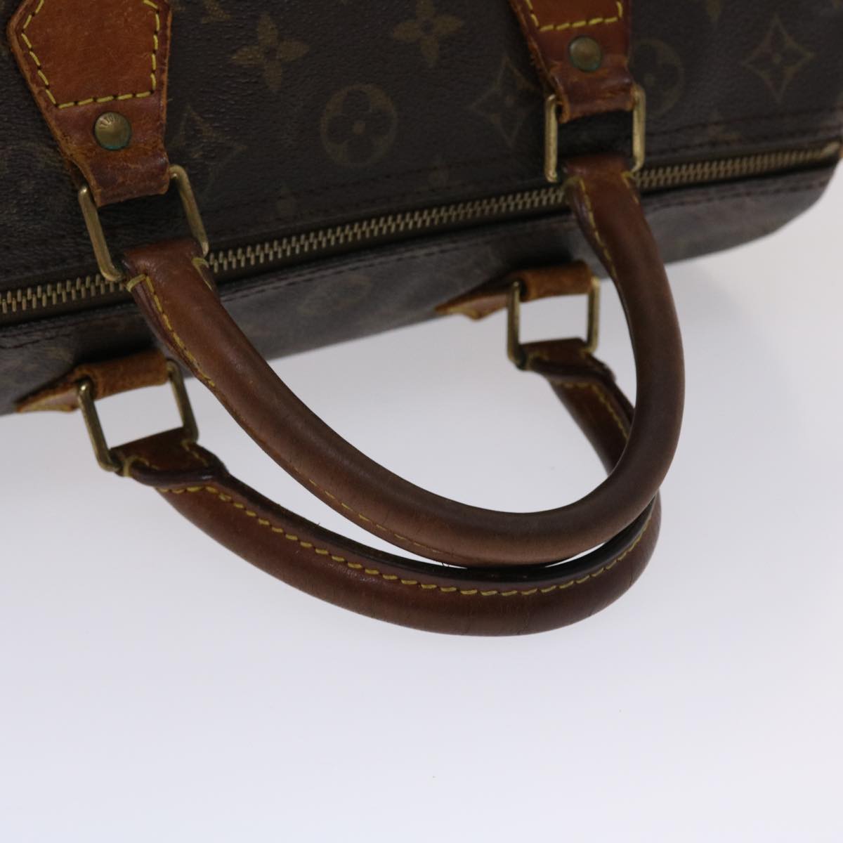 LOUIS VUITTON Monogram Speedy 30 Hand Bag M41526 LV Auth fm2482