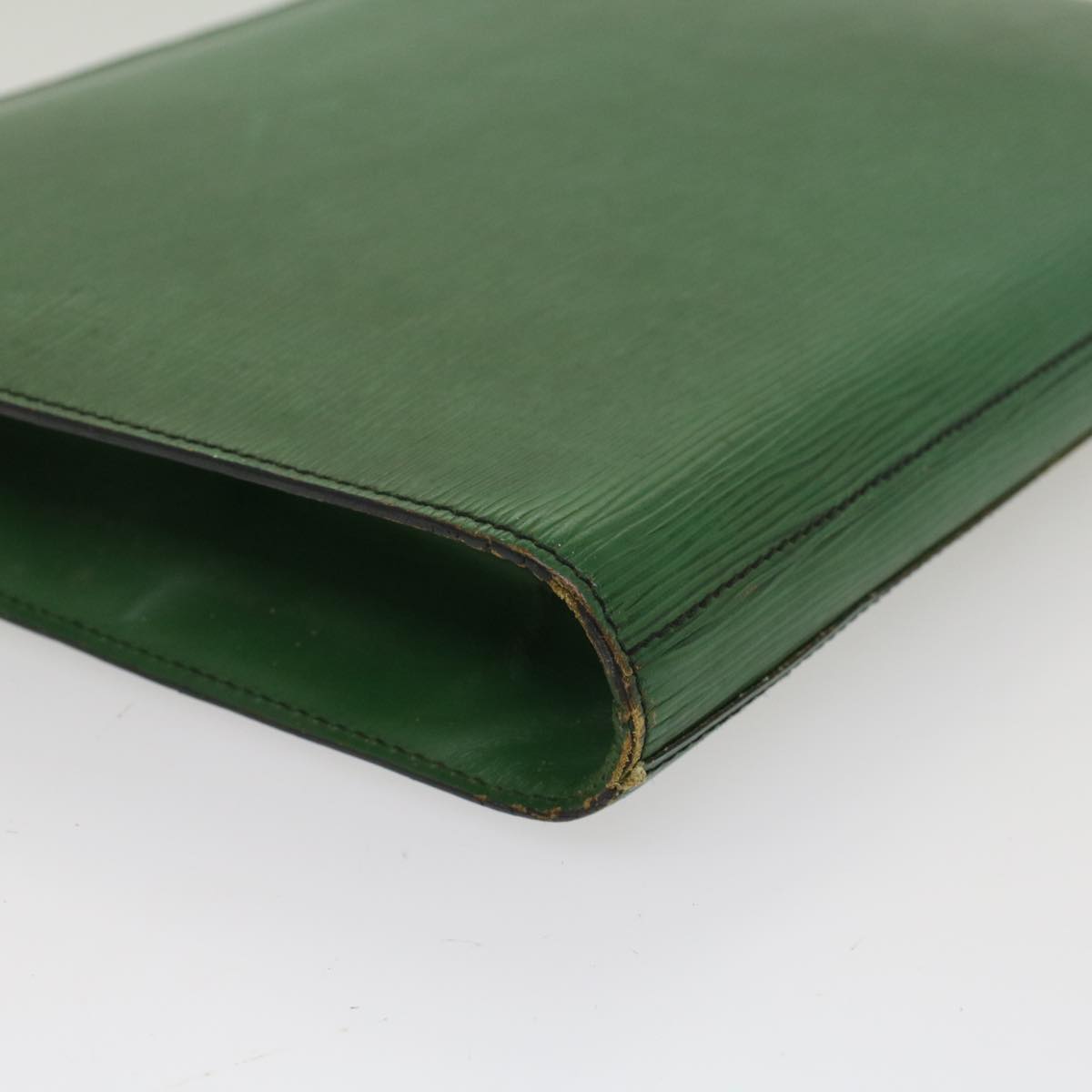 LOUIS VUITTON Epi Posh Documents Clutch Bag Green M54494 LV Auth fm2495