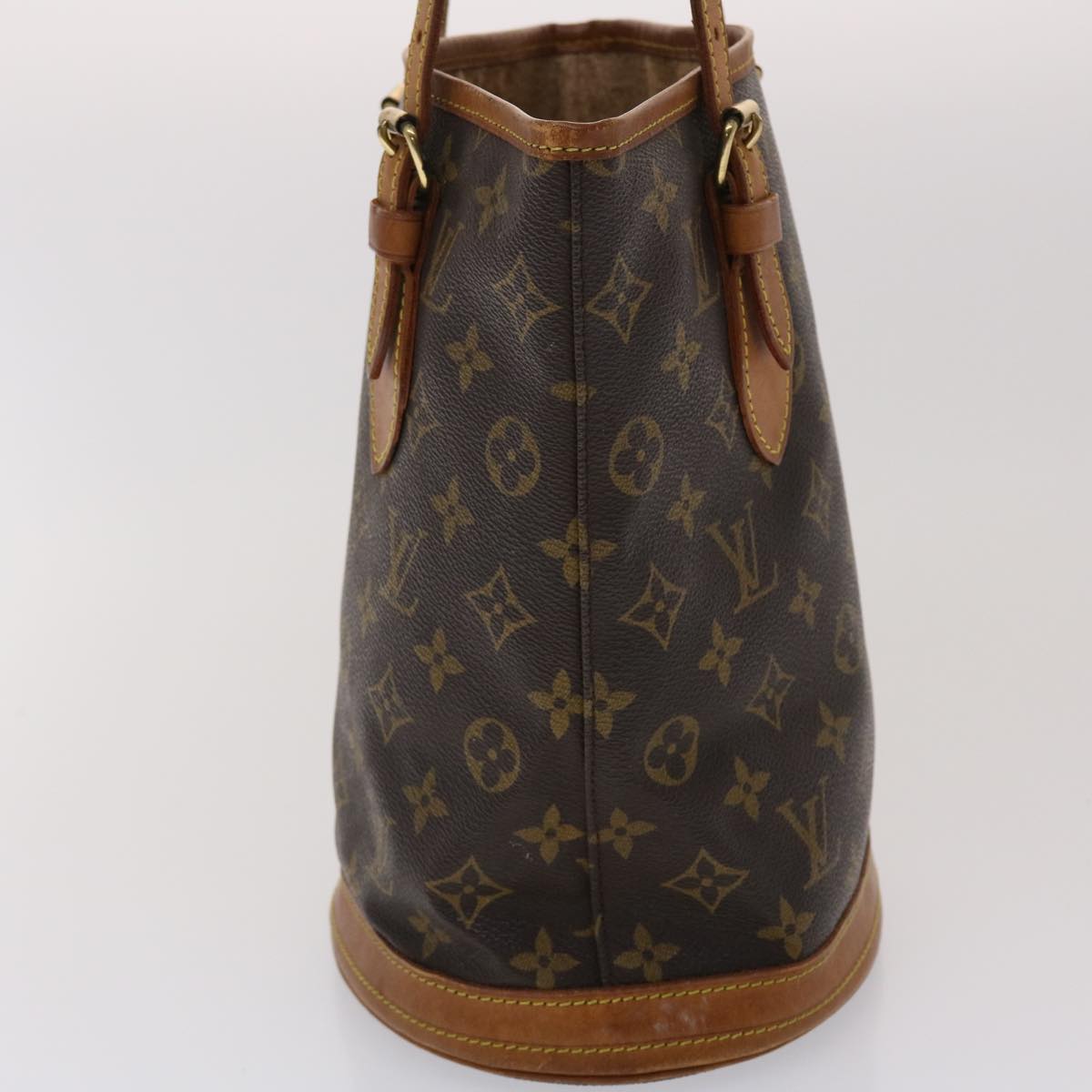 LOUIS VUITTON Monogram Bucket PM Shoulder Bag M42238 LV Auth fm2498