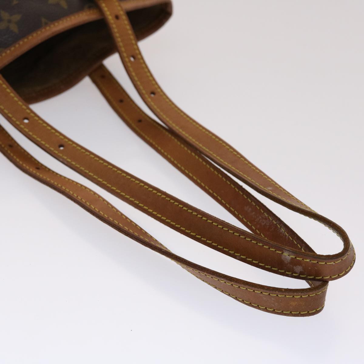 LOUIS VUITTON Monogram Bucket PM Shoulder Bag M42238 LV Auth fm2498