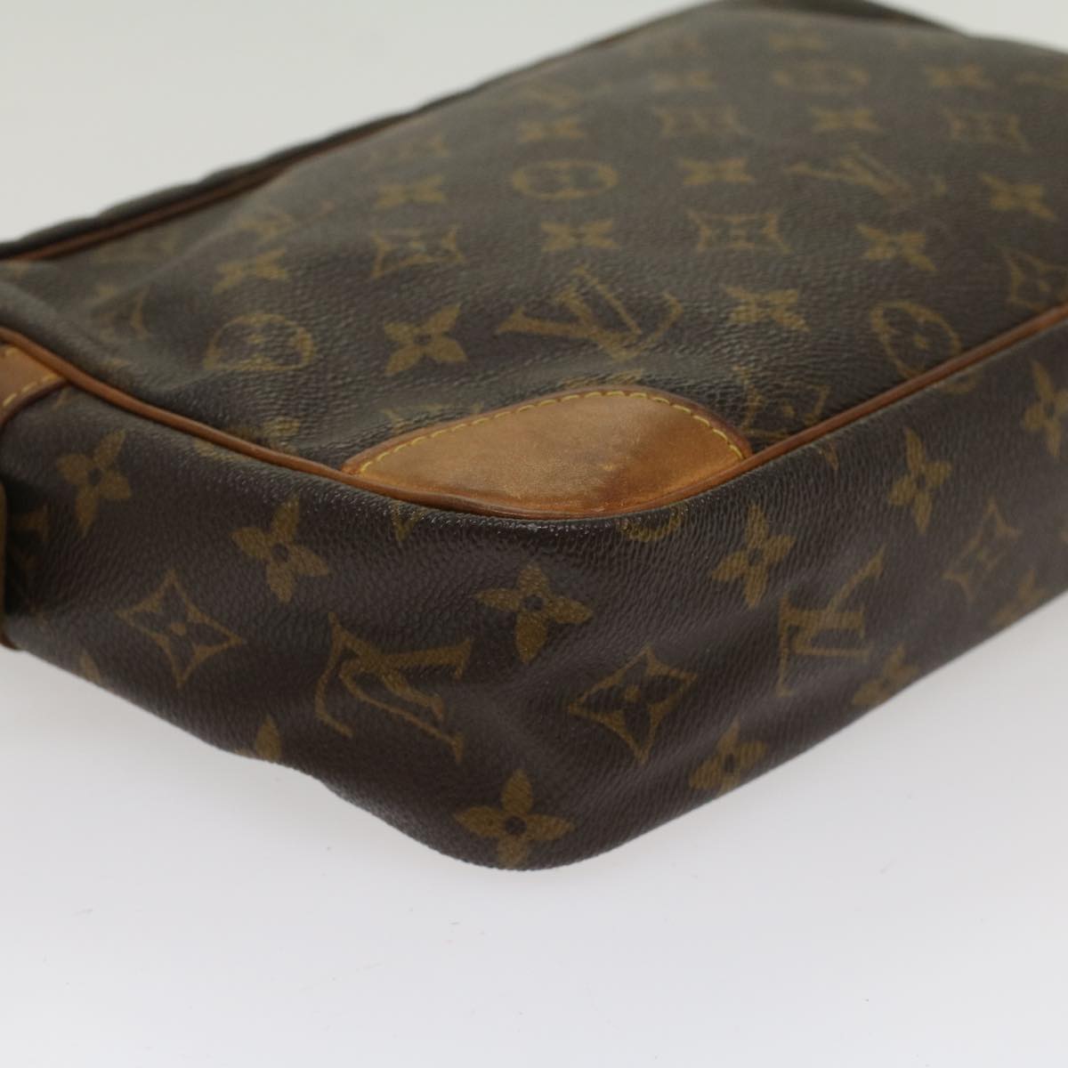 LOUIS VUITTON Monogram Compiegne 28 Clutch Bag M51845 LV Auth fm2507